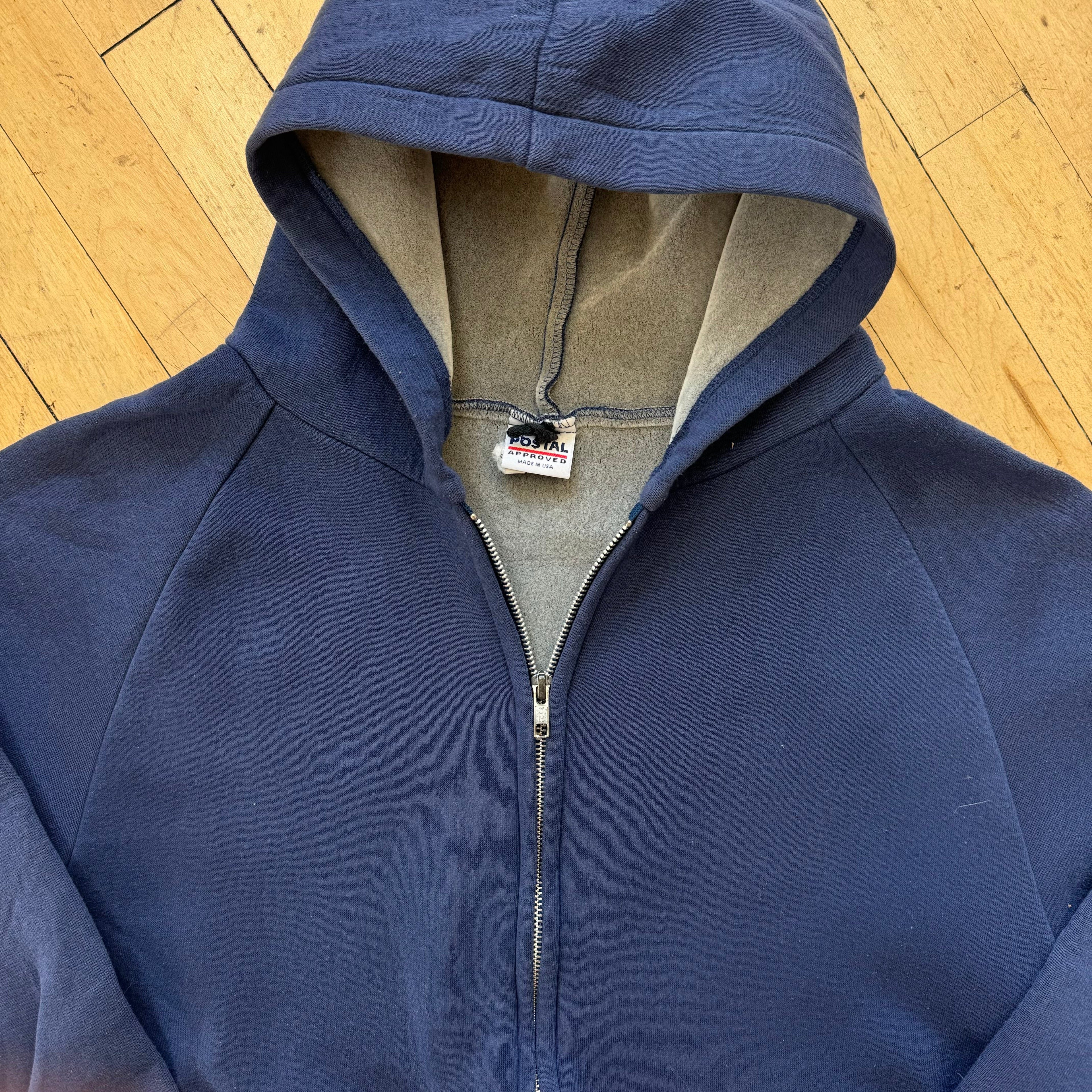 Vintage Blank Zip Up Jacket Sz L