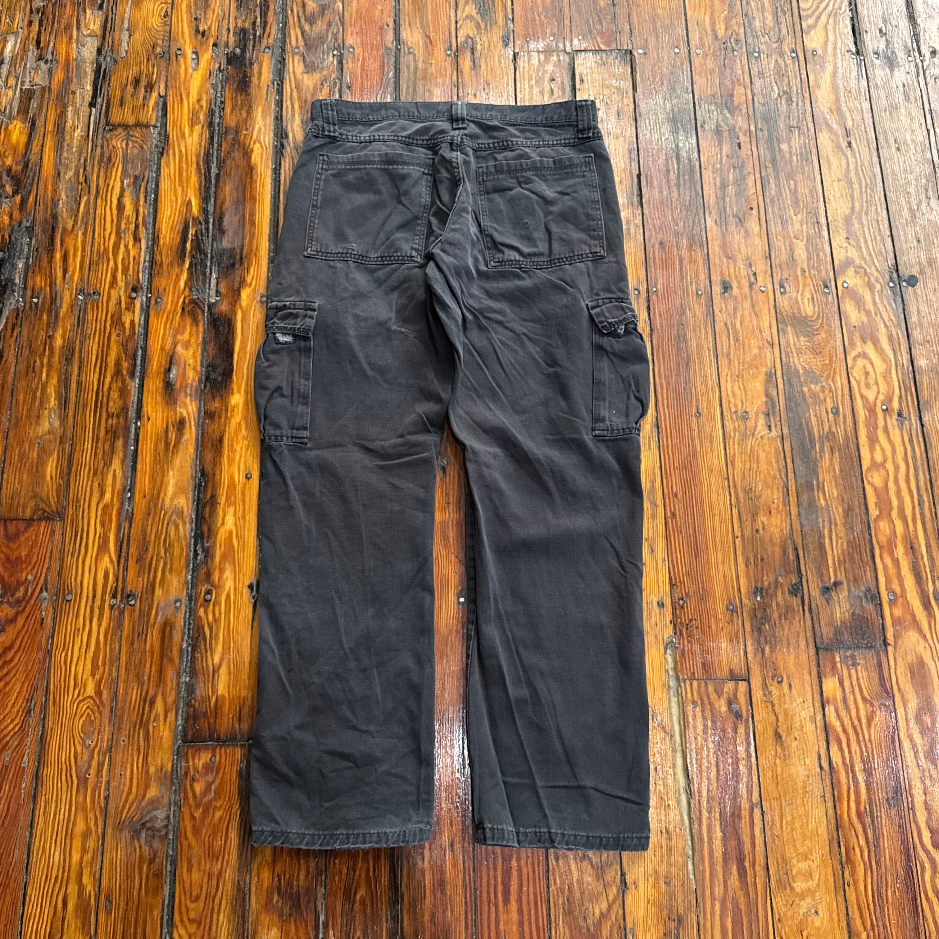Vintage Faded Wrangler Cargo Pants Sz 32x32