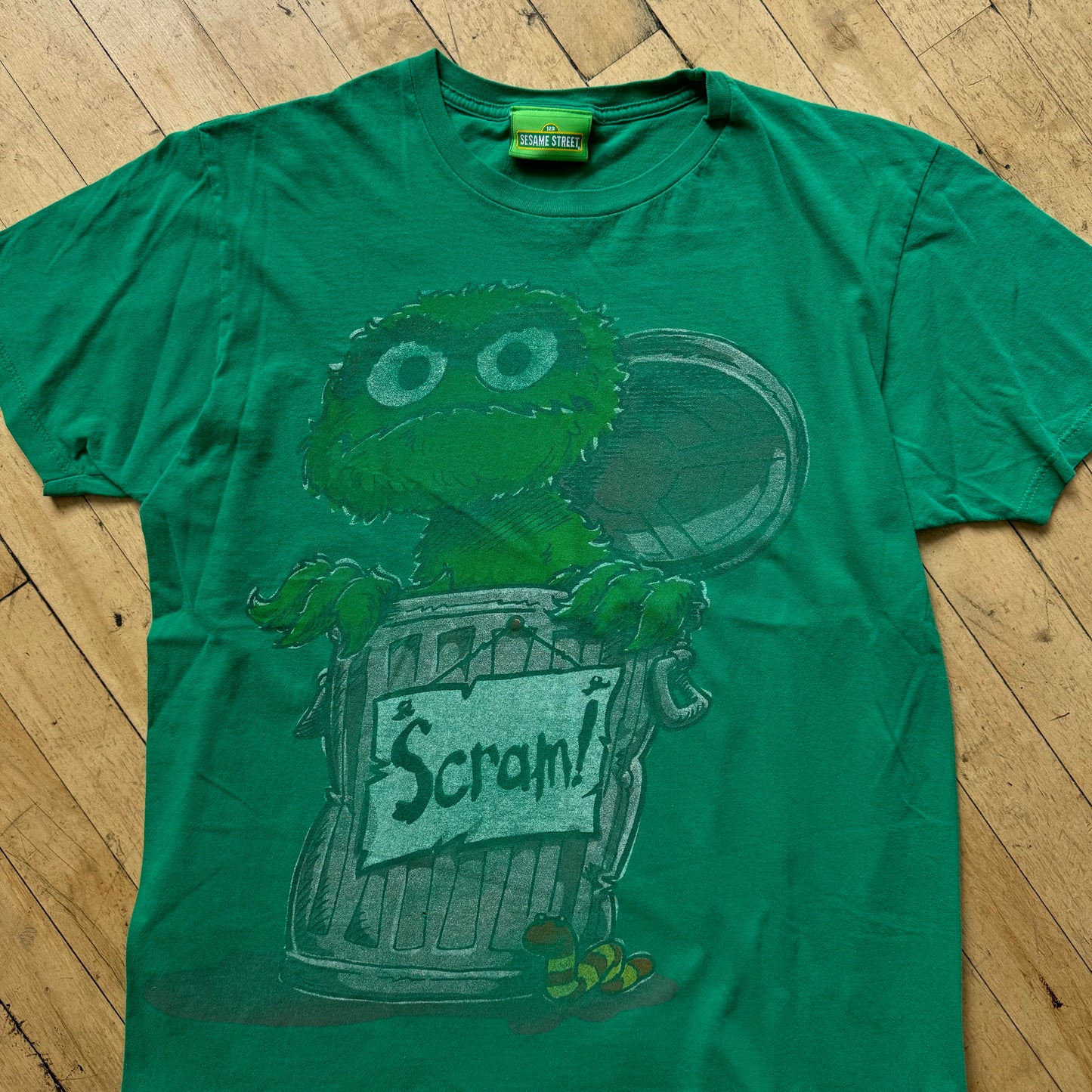 Y2K Oscar The Grouch T-shirt Sz M