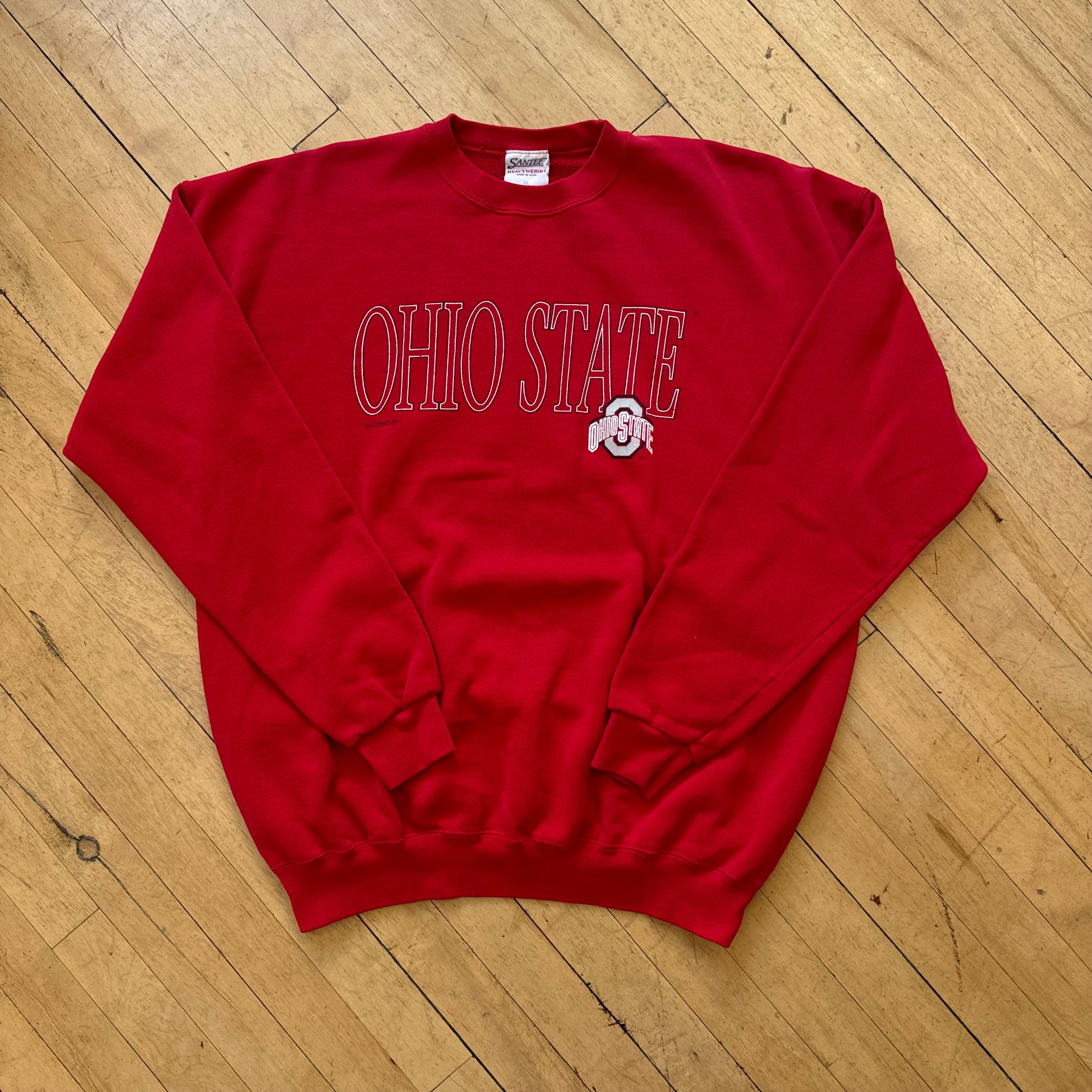 Vintage Ohio State SpellOut CrewNeck Sz XL