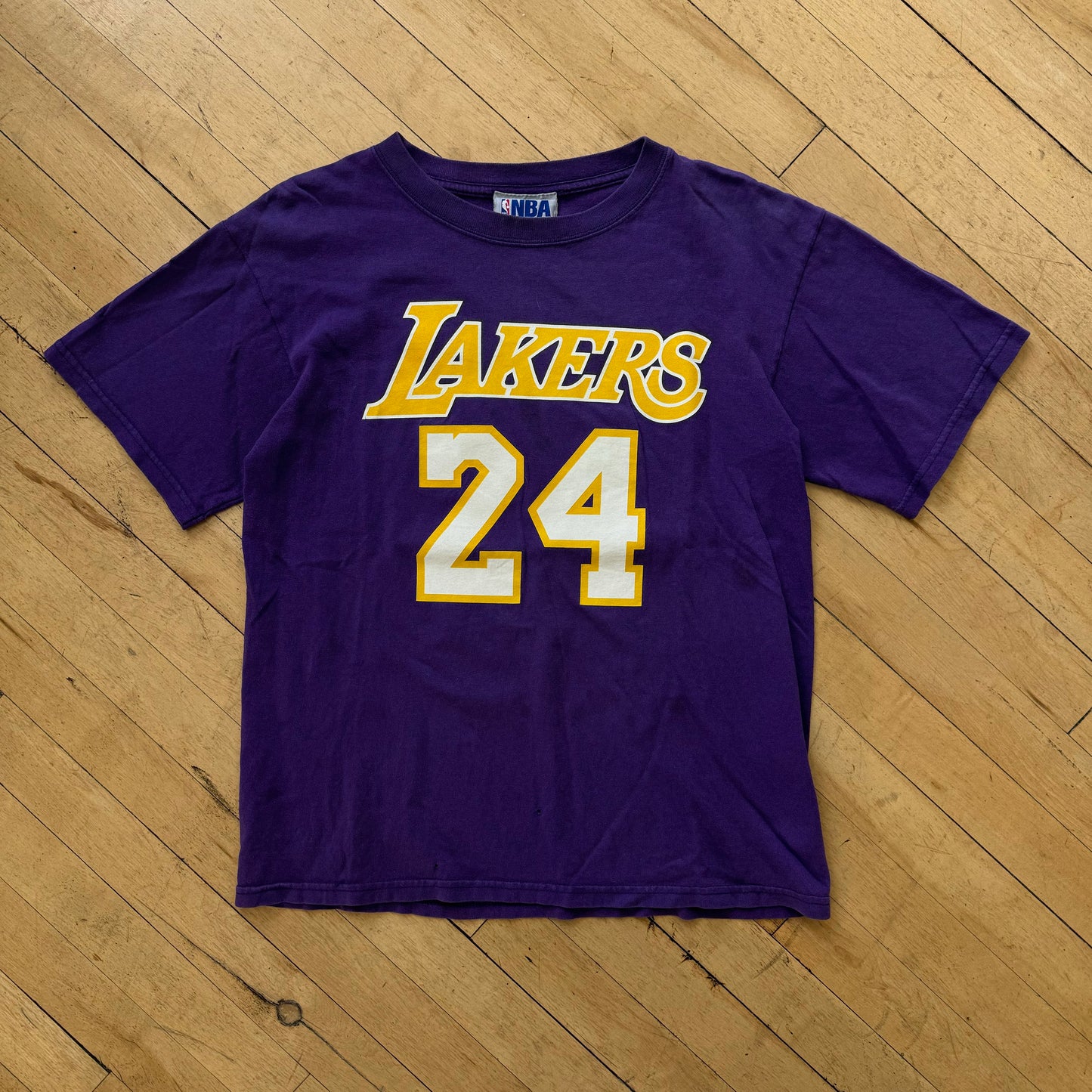 Y2K NBA Kobe Bryant Lakers T-shirt Jersey Sz S