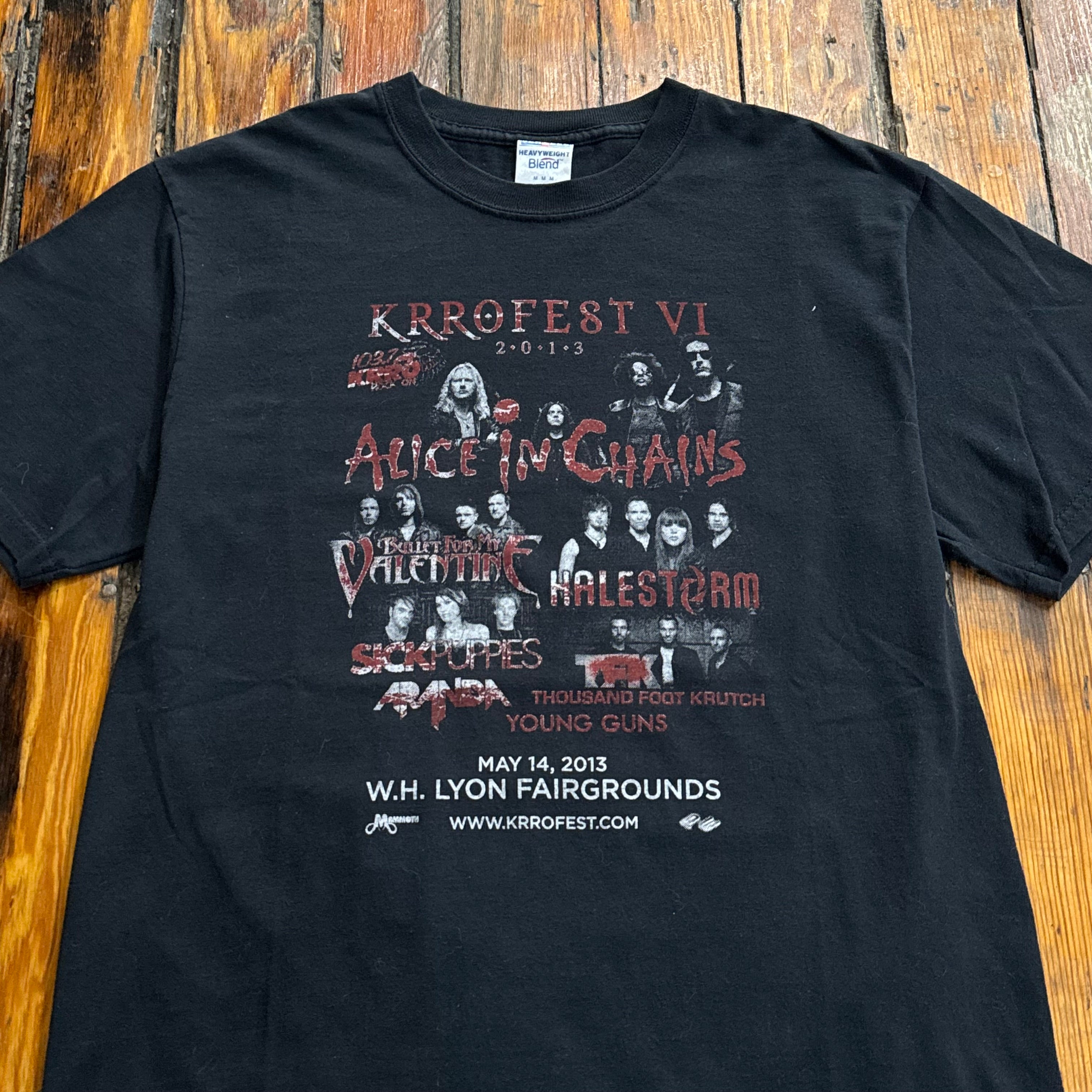 Y2K Krrofest VI Music T-shirt Sz M