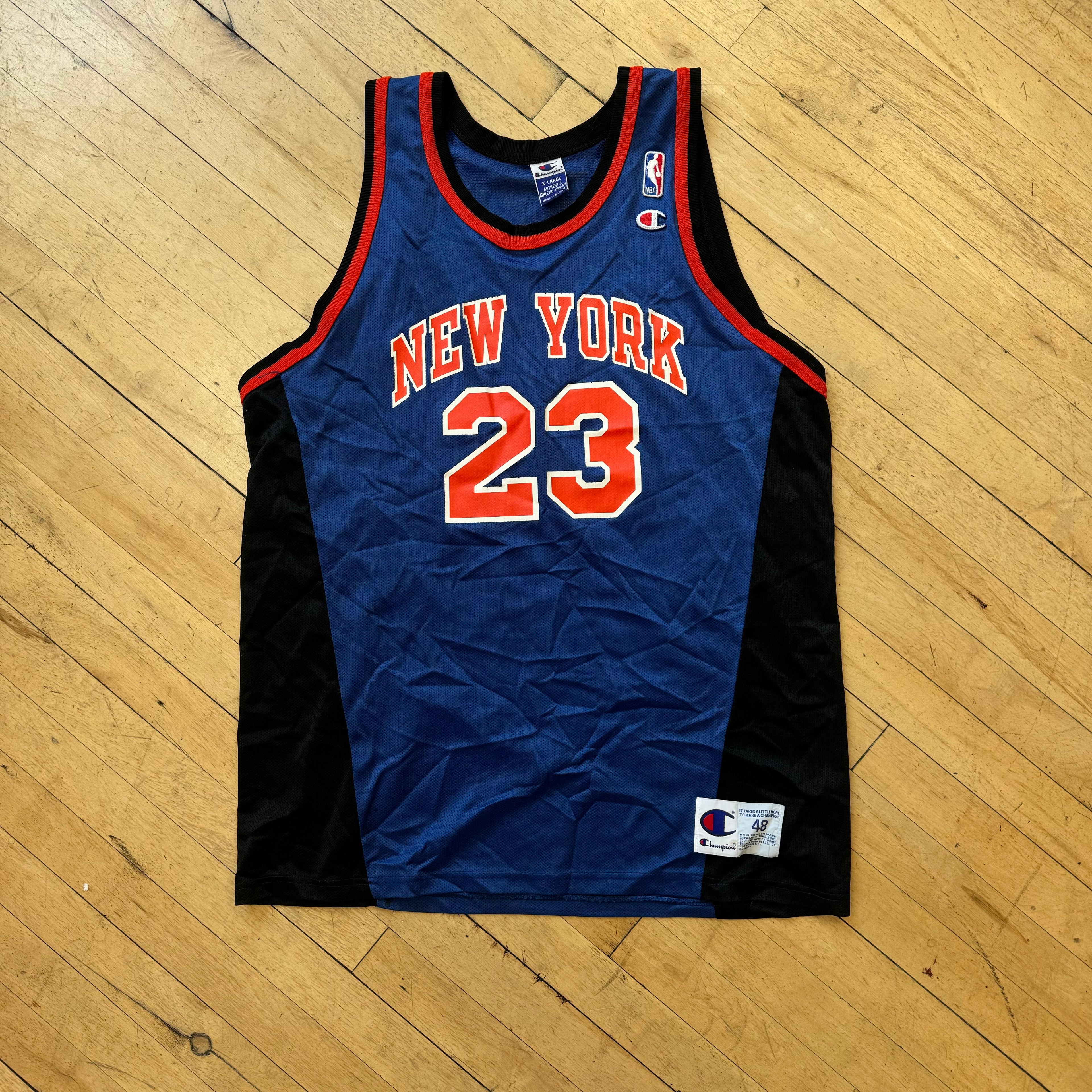 Vintage Champion New York Knicks “Camby” Jersey Sz 48