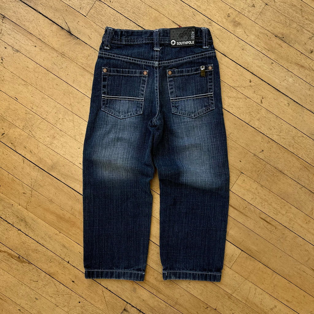 Y2K SouthPole Baggy Denim Jeans Sz YTH 5