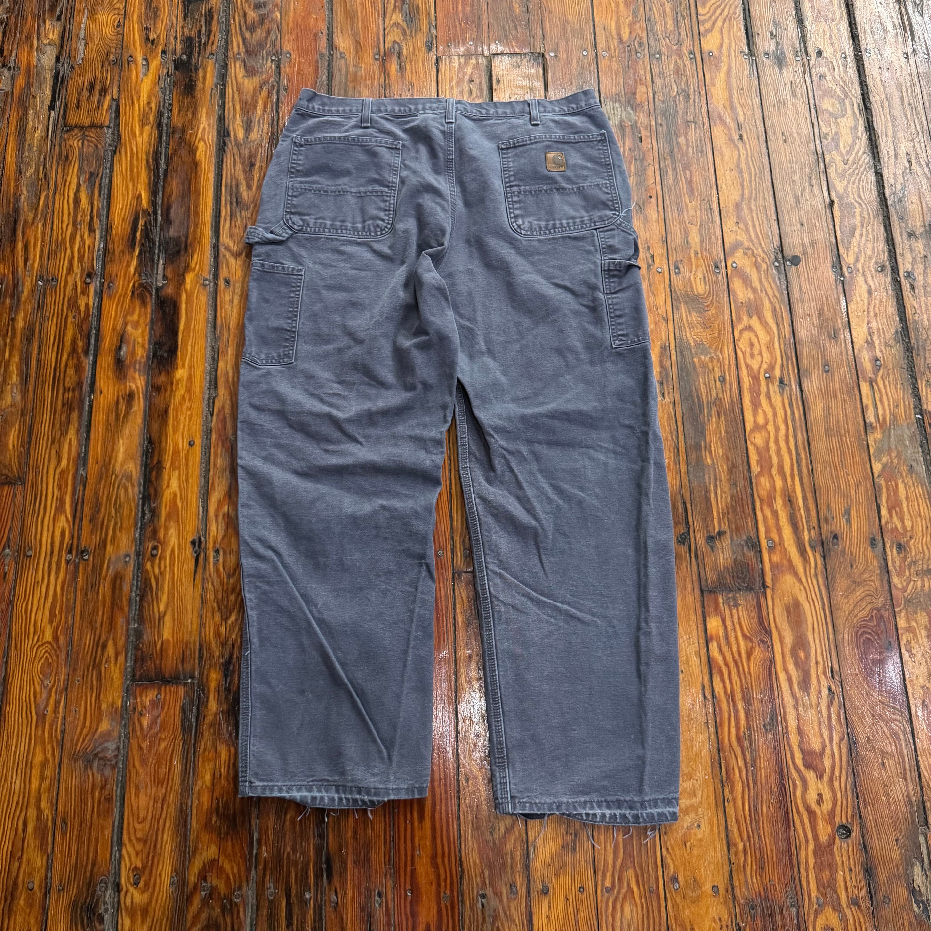 Vintage Carhartt Faded Blue Denim Jeans Sz 40x32
