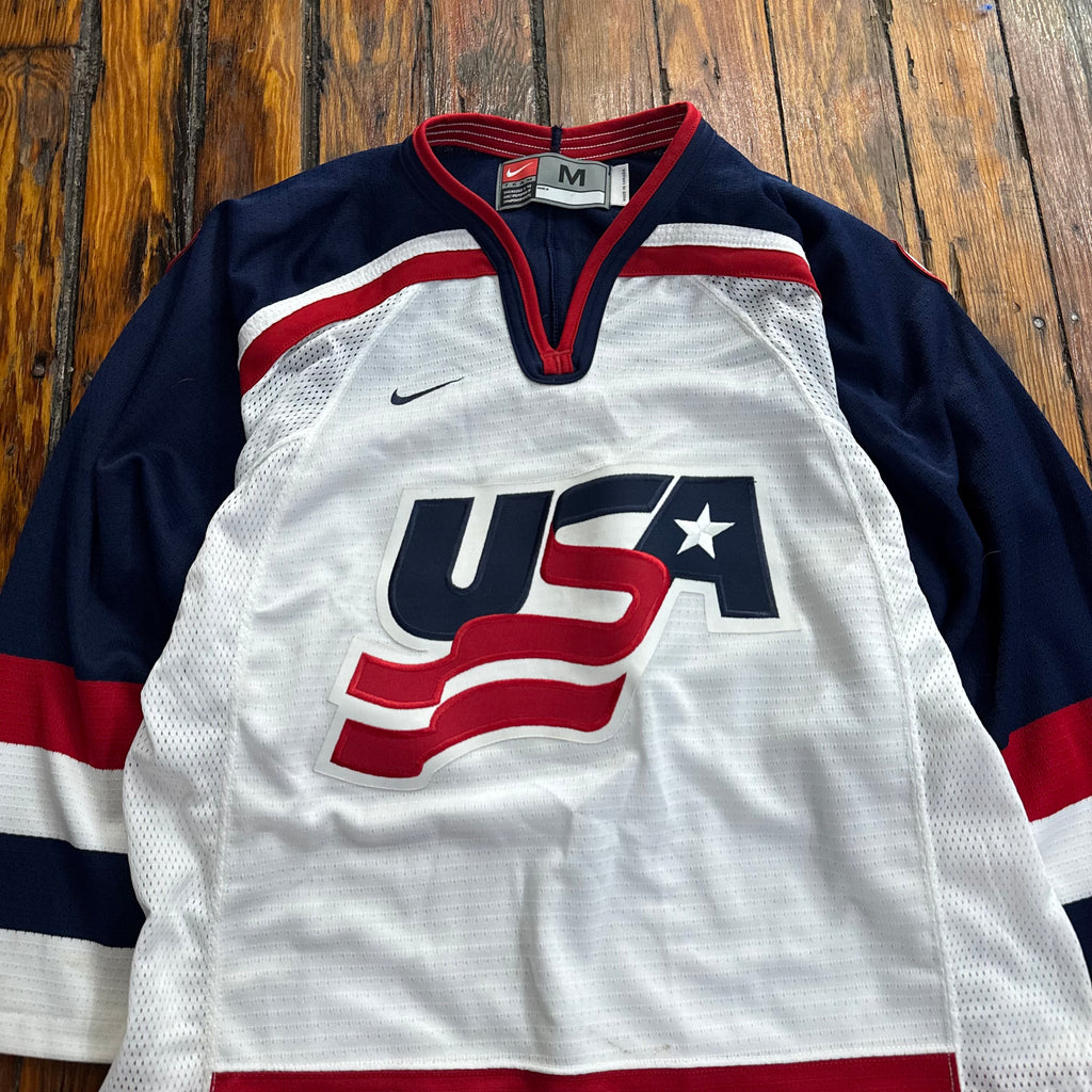 Vintage Nike USA Hockey Jersey Sz M
