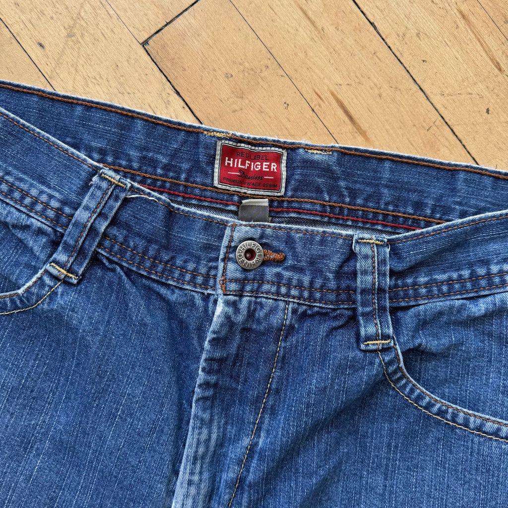 Vintage Tommy Hilfiger Denim Jean Shorts Sz 33