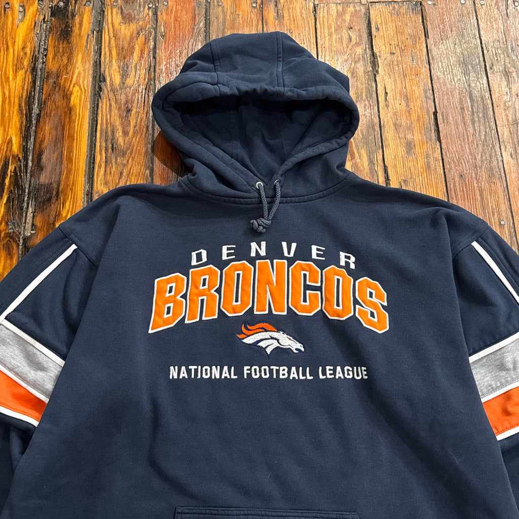 Vintage Lee Sports Denver Broncos Hoodie Sz XL
