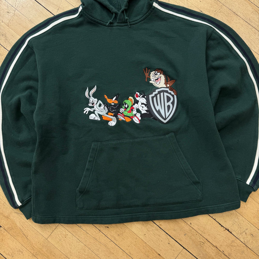 Vintage Warner Bros Looney Tunes Hoodie Sz M