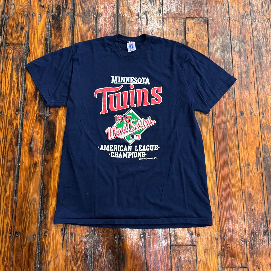 Vintage Minnesota Twins ‘87 World Series T-shirt Sz M