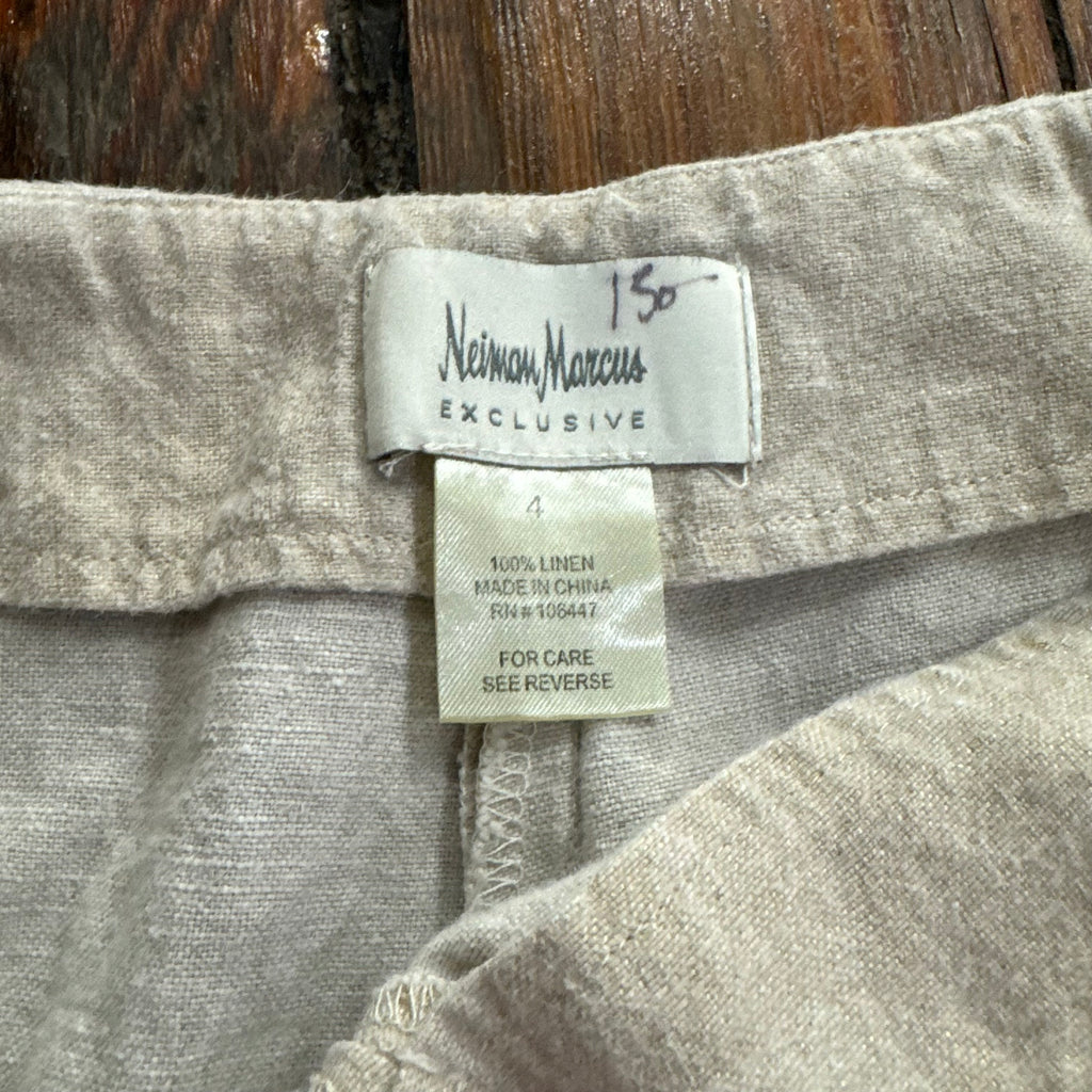 Vintage Neiman Marcus Linen Pants Sz 4