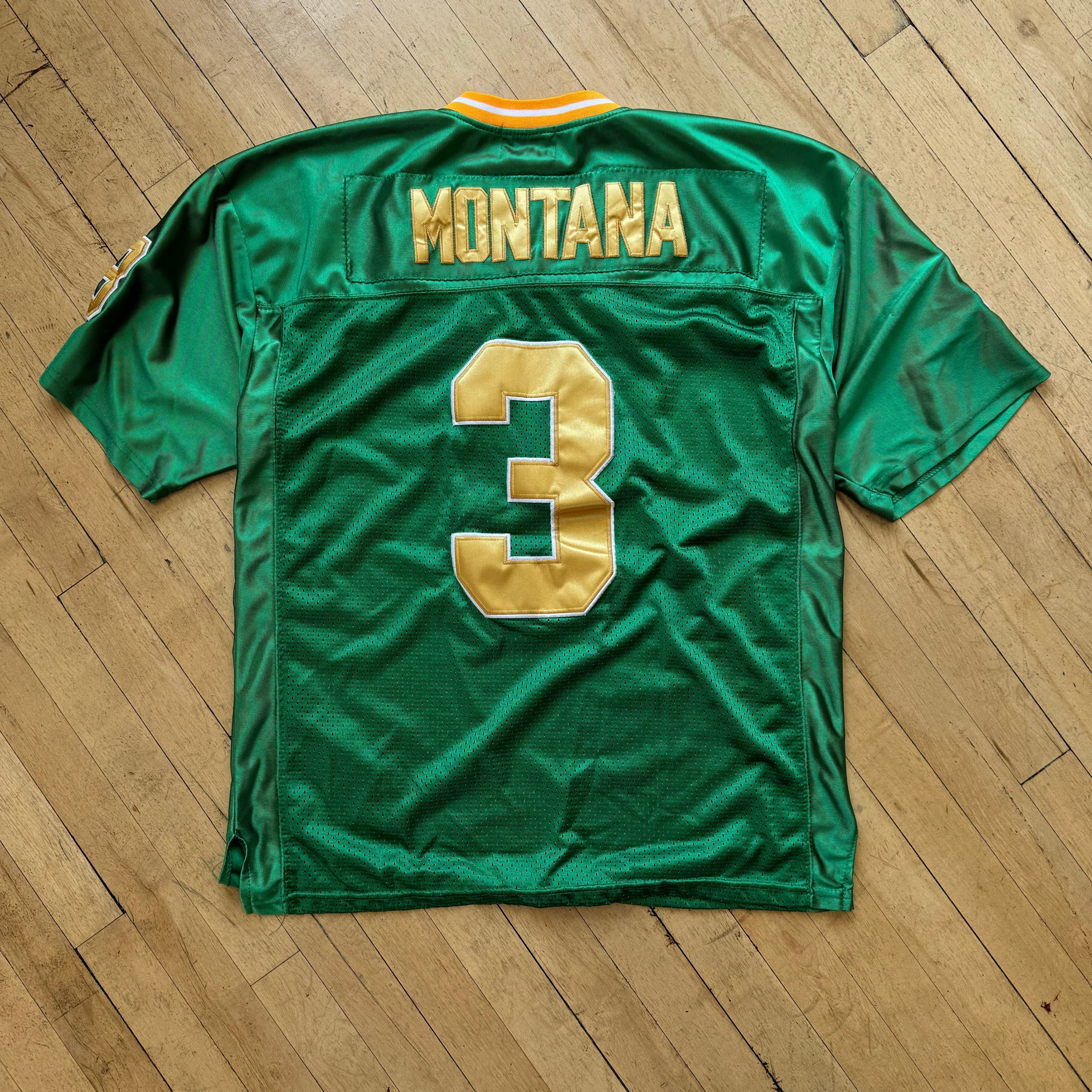 Vintage Notre Dame “Montana” Football Jersey Sz L