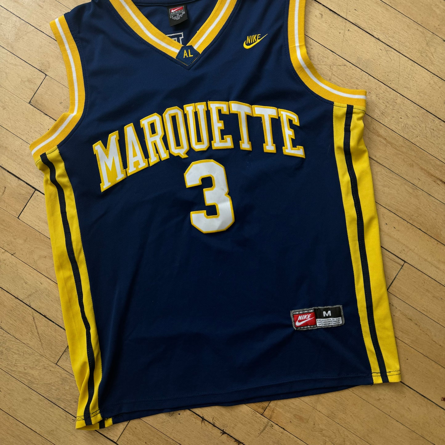 Vintage Nike Marquette Wade Jersey Sz M