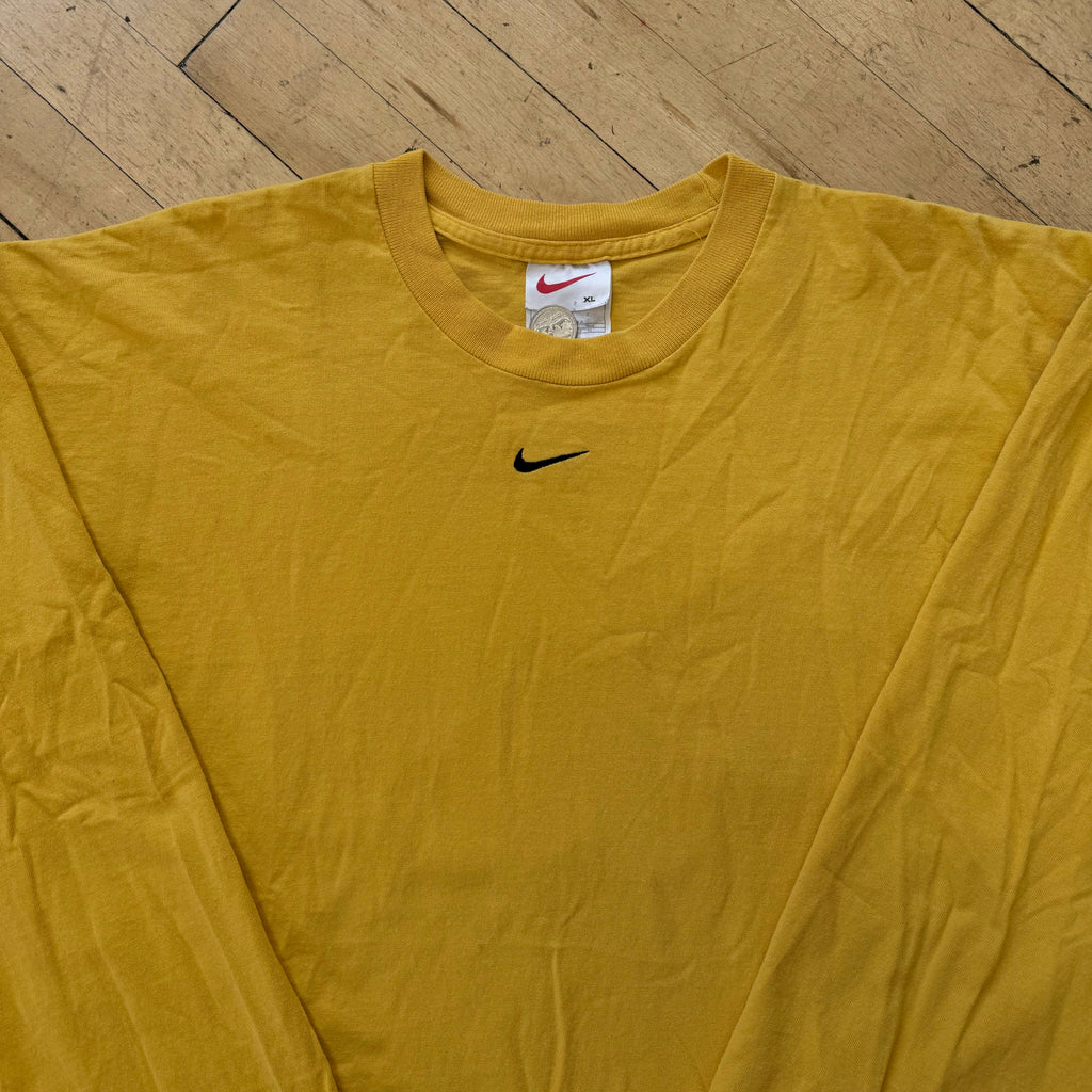 Vintage Center Swoosh Nike Long Sleeve T-shirt Sz XL
