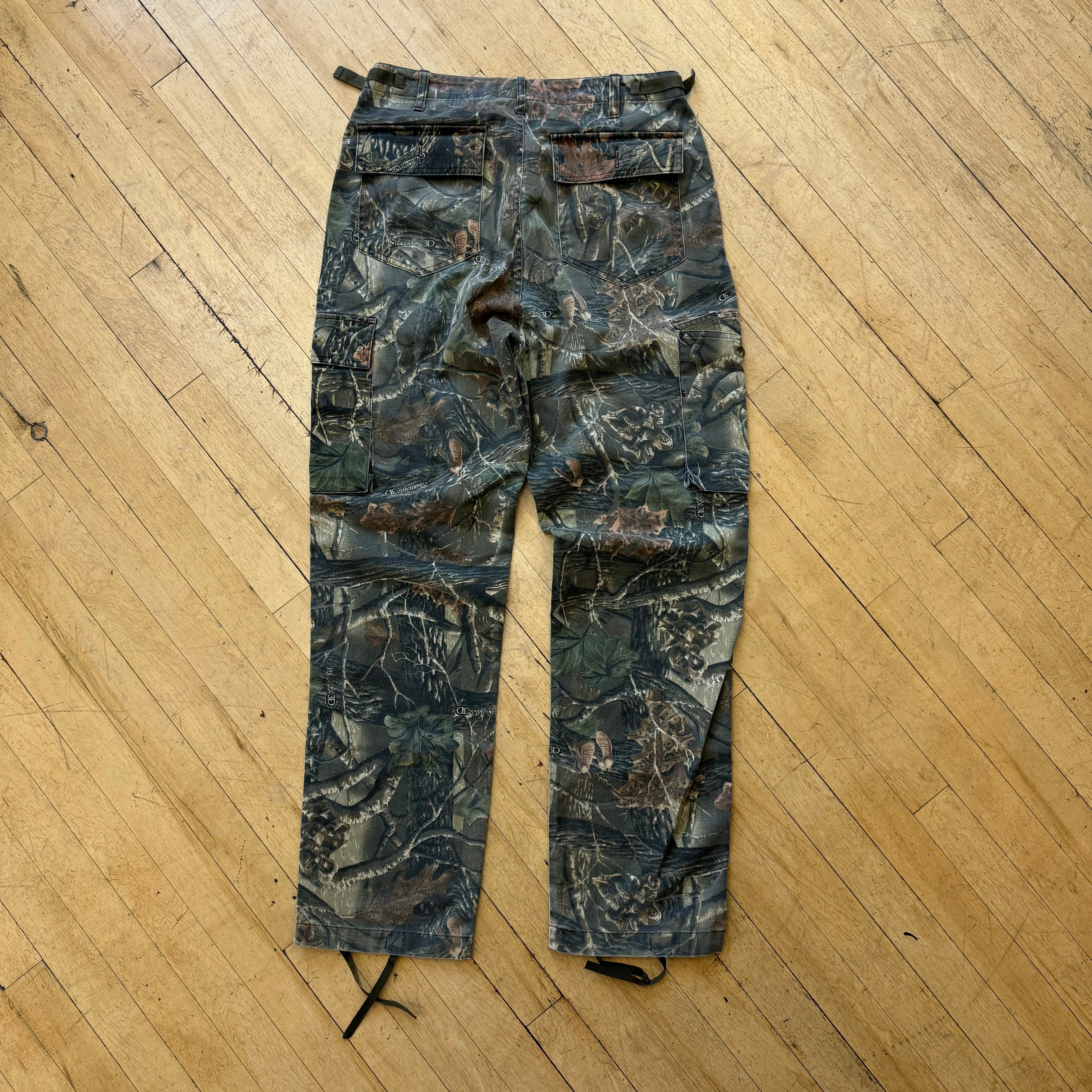 Vintage Cabelas Camo Cargo Pants Sz 34