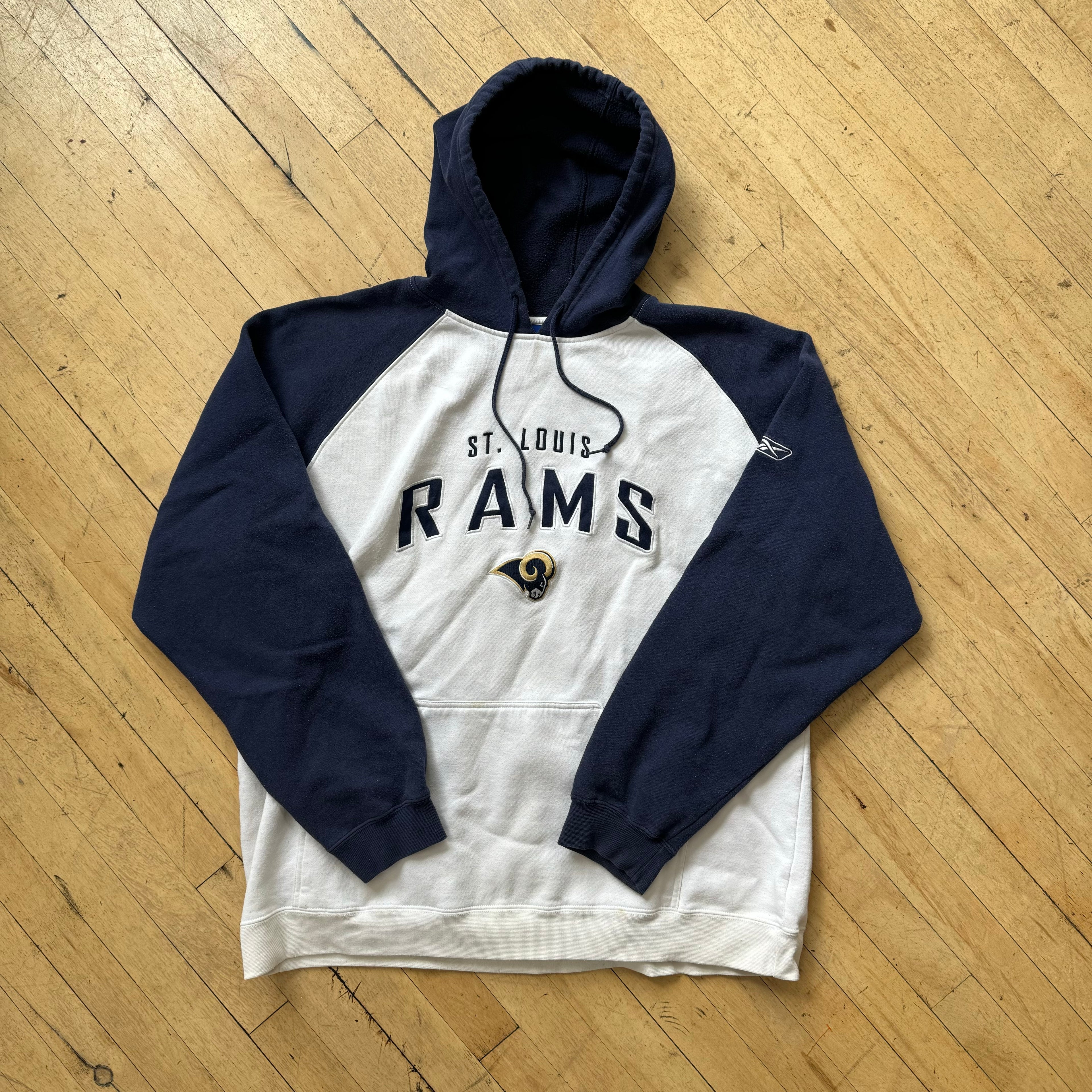 Vintage St. Louis Rams Reebok Hoodie Sz XXL