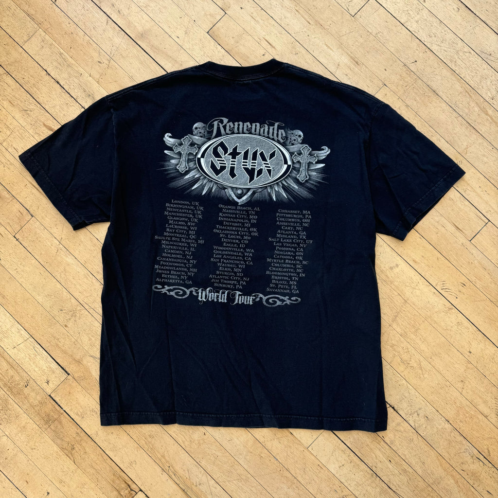 Y2K Renegade Styx Tour T-shirt Sz XL