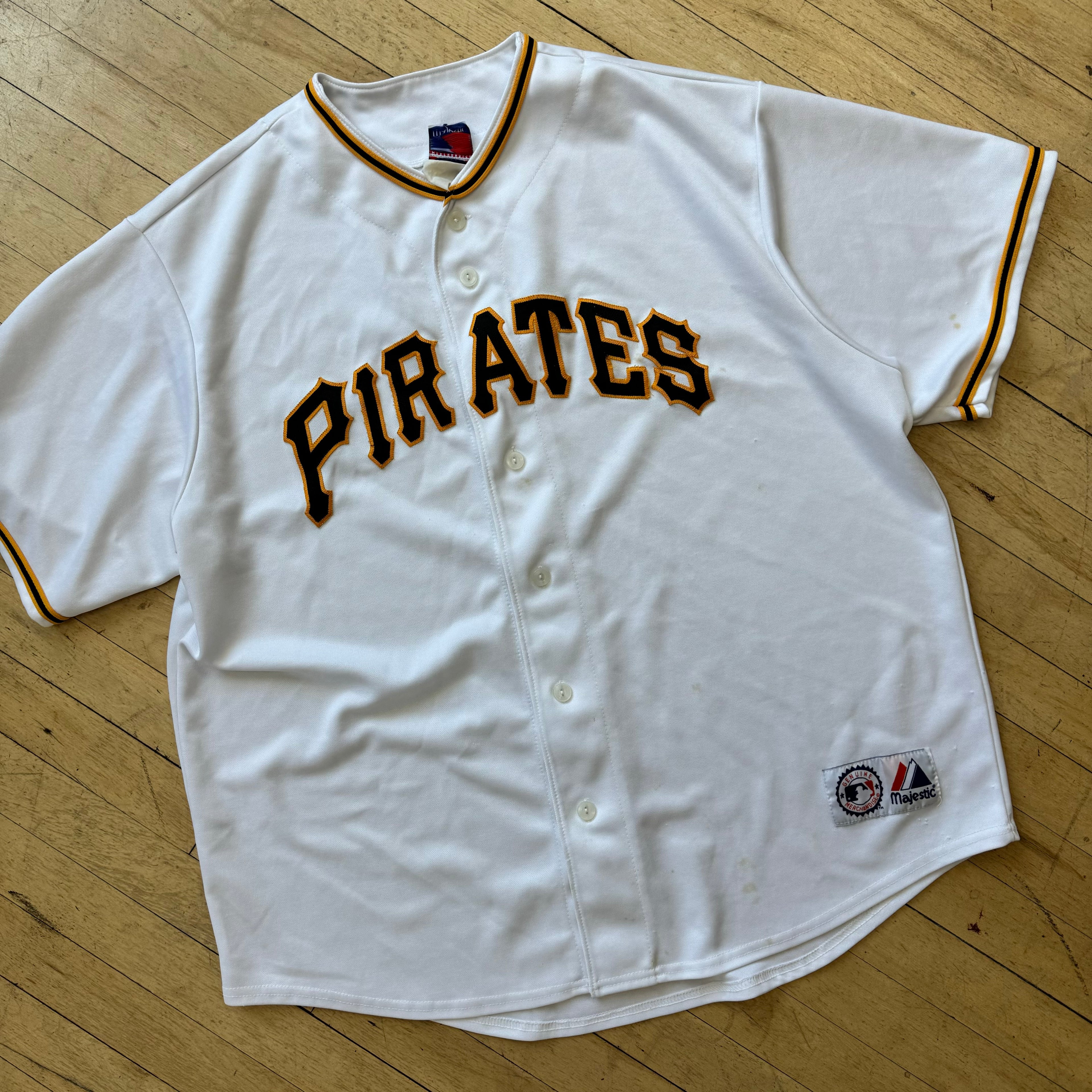 Vintage Pittsburgh Pirates SpellOut Jersey Sz XL