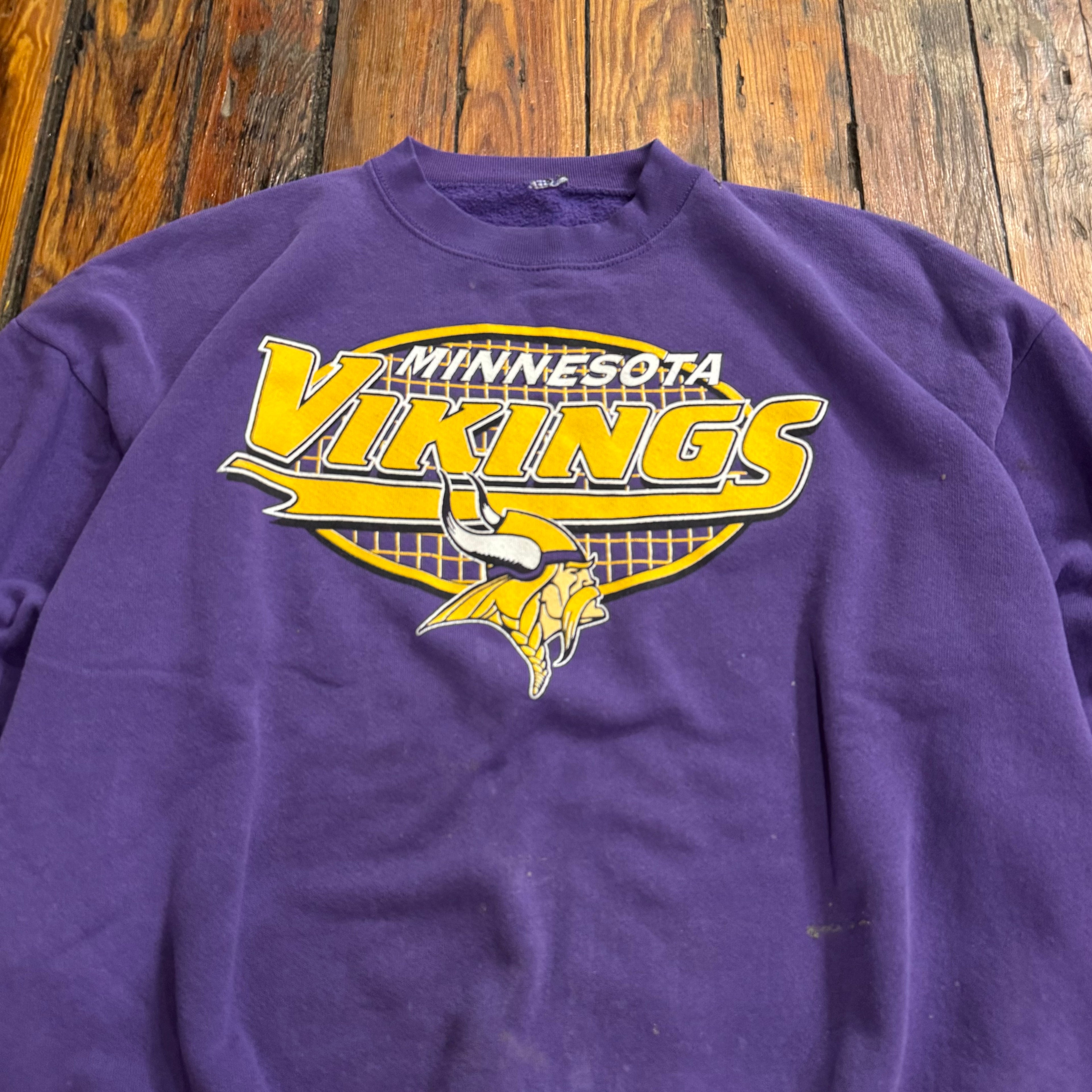 Vintage Minnesota Vikings CrewNeck Sz L