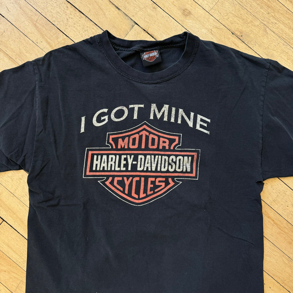 Vintage Harley I got Mine T-shirt Sz L