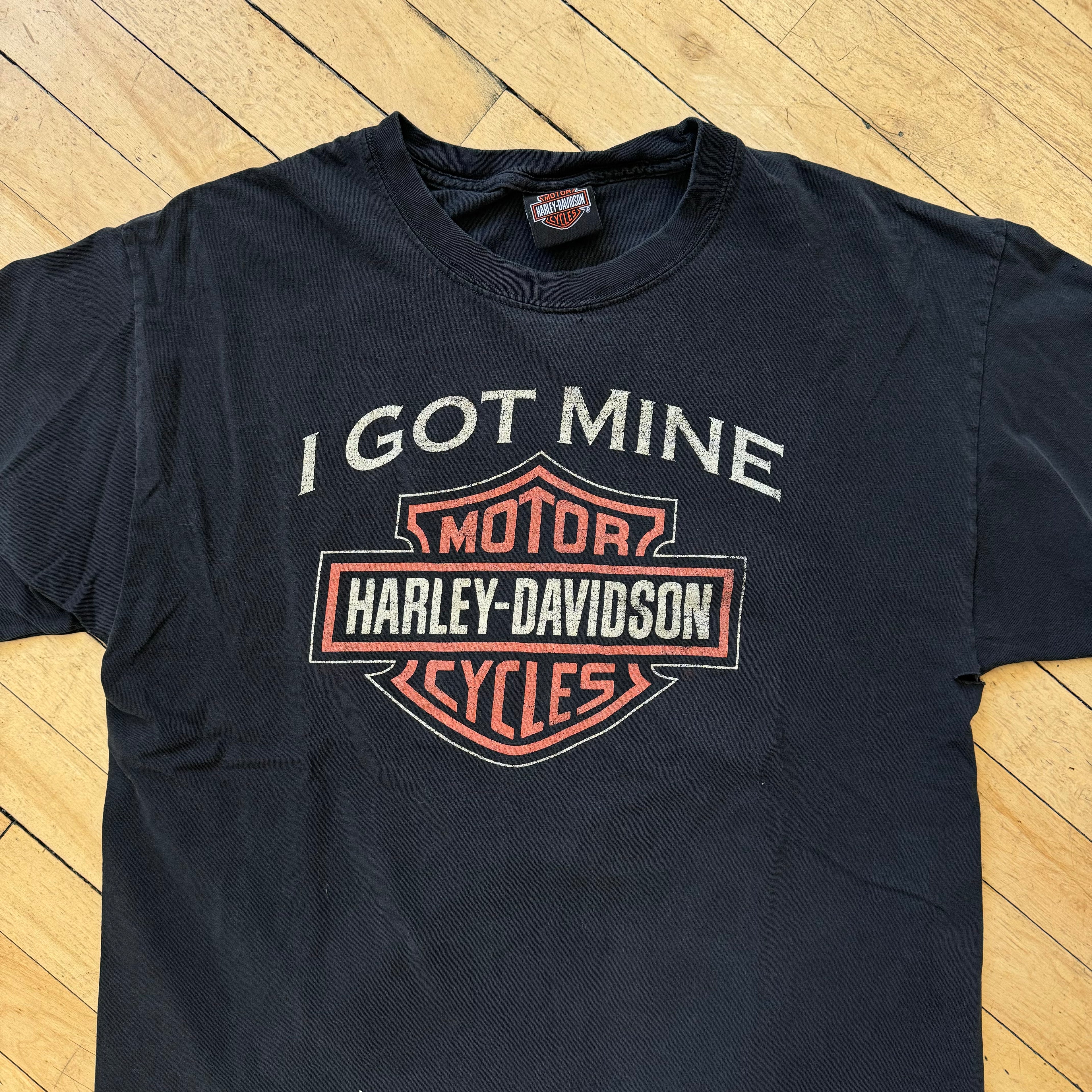 Vintage Harley I got Mine T-shirt Sz L