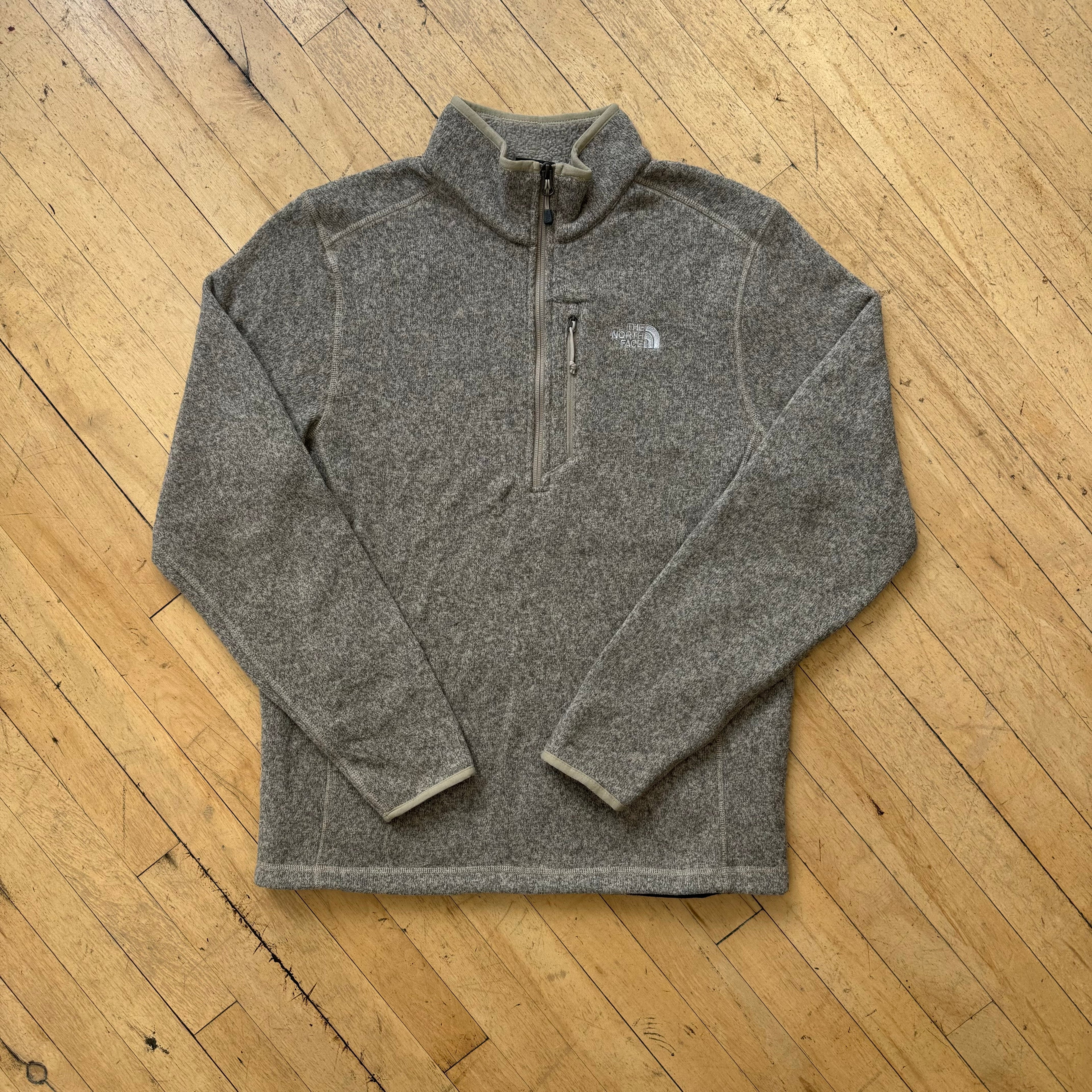 Y2K North Face Quarter Zip Fleece Jacket Sz M
