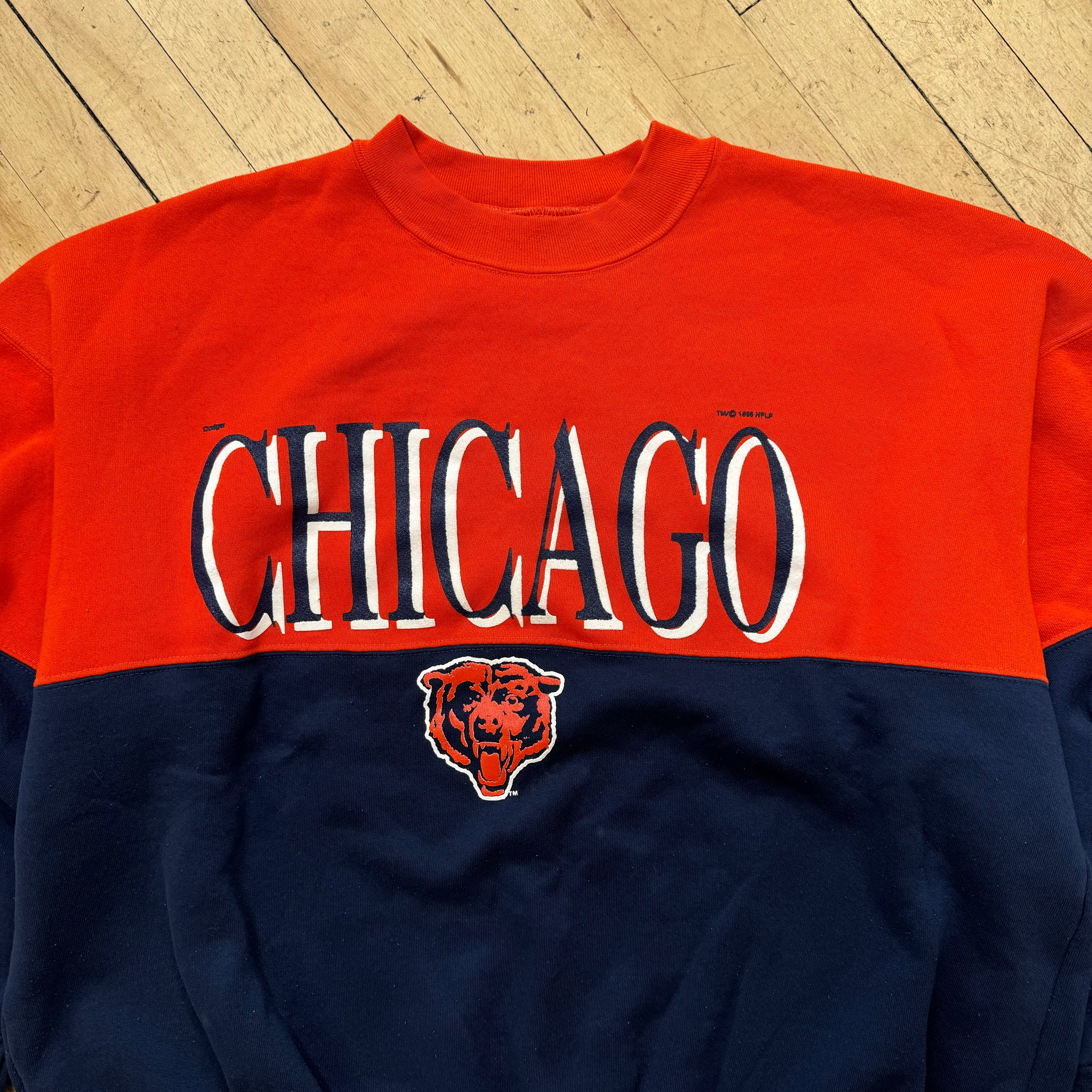 Vintage Chicago Bears Two Tone Crewneck Sz XL