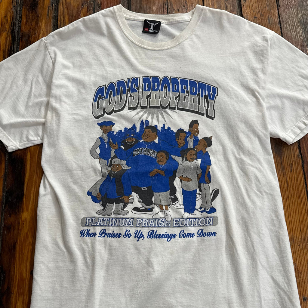 Vintage Gods Property Platinum Praise T-shirt Sz L