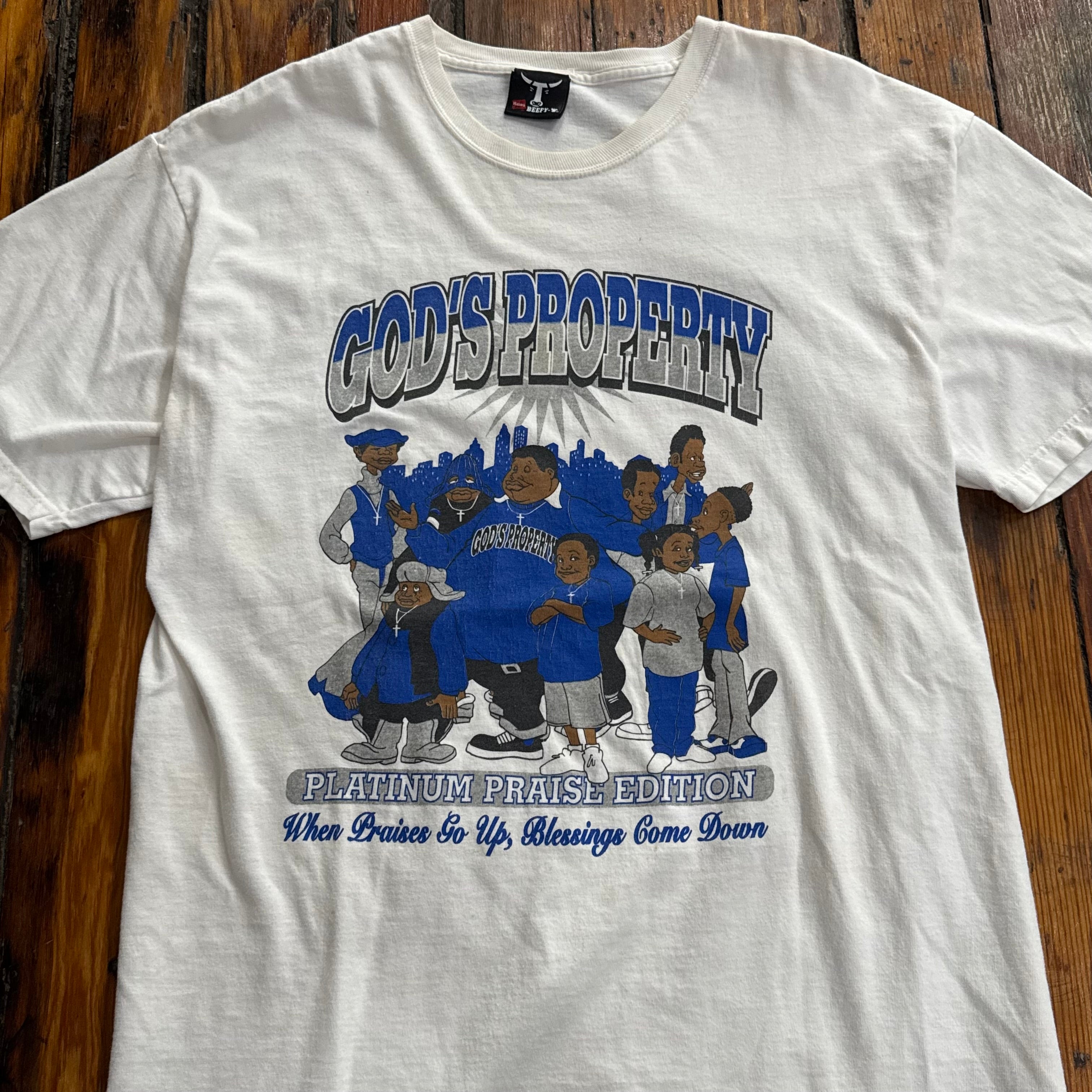 Vintage Gods Property Platinum Praise T-shirt Sz L