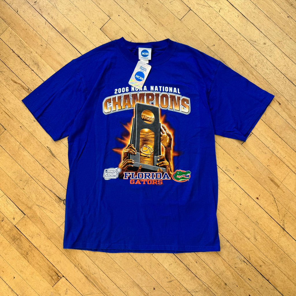 Y2K Flordia Gators Champions T-shirt Sz L