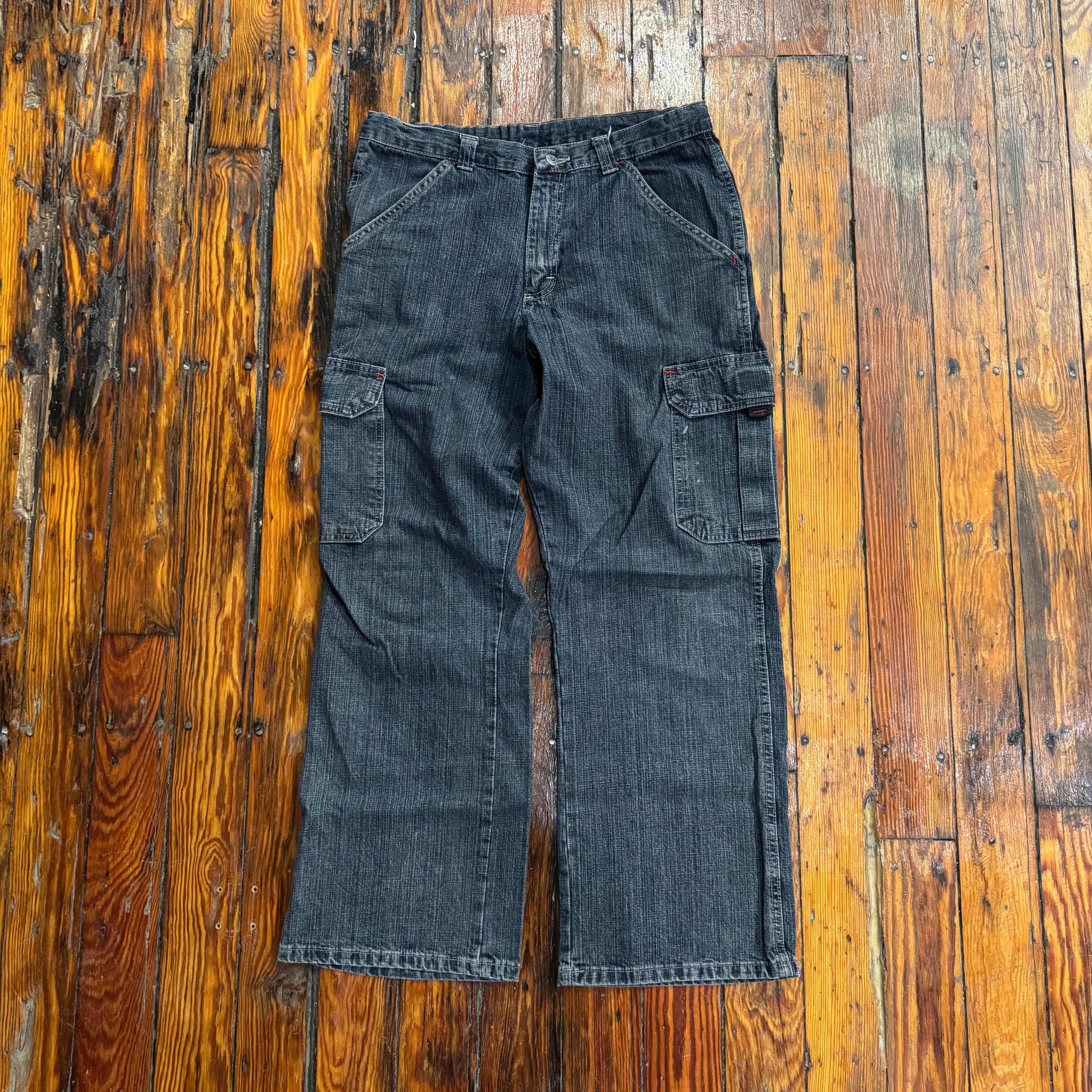 Vintage Wrangler Cargo Denim Jeans Sz 16