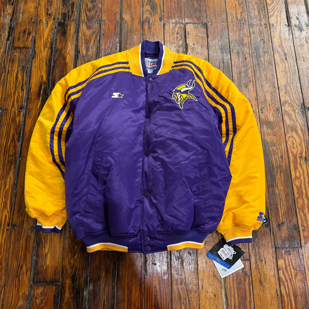 Vintage Vikings ProLine Starter Jacket Sz L (NEW)