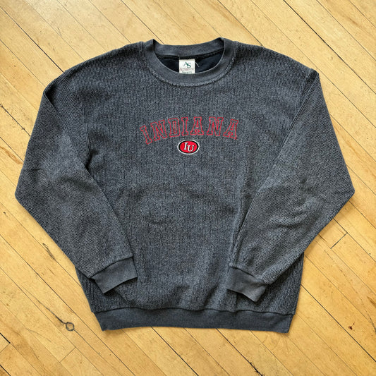 Vintage Indiana Hoosiers SpellOut CrewNeck Sz L