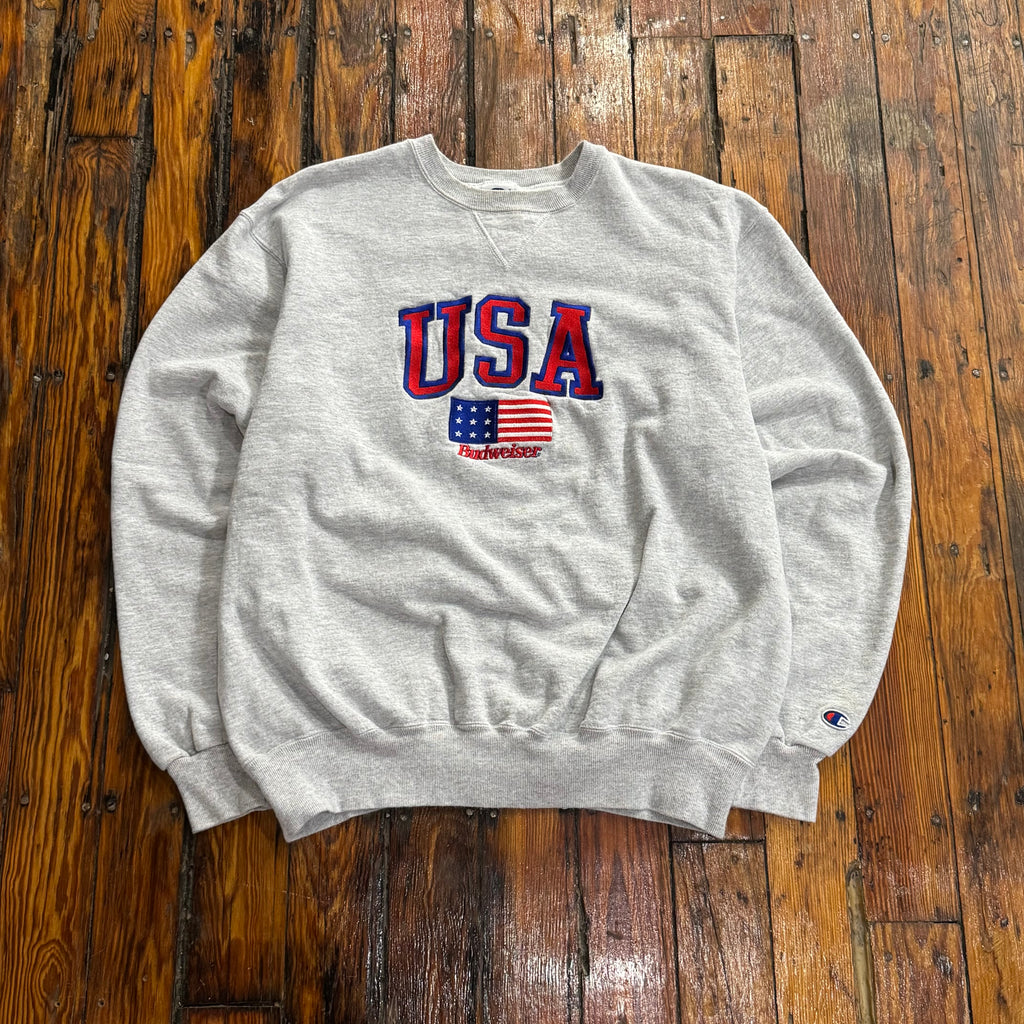 Vintage USA Budweiser Atlanta Olympics CrewNeck Sz XL