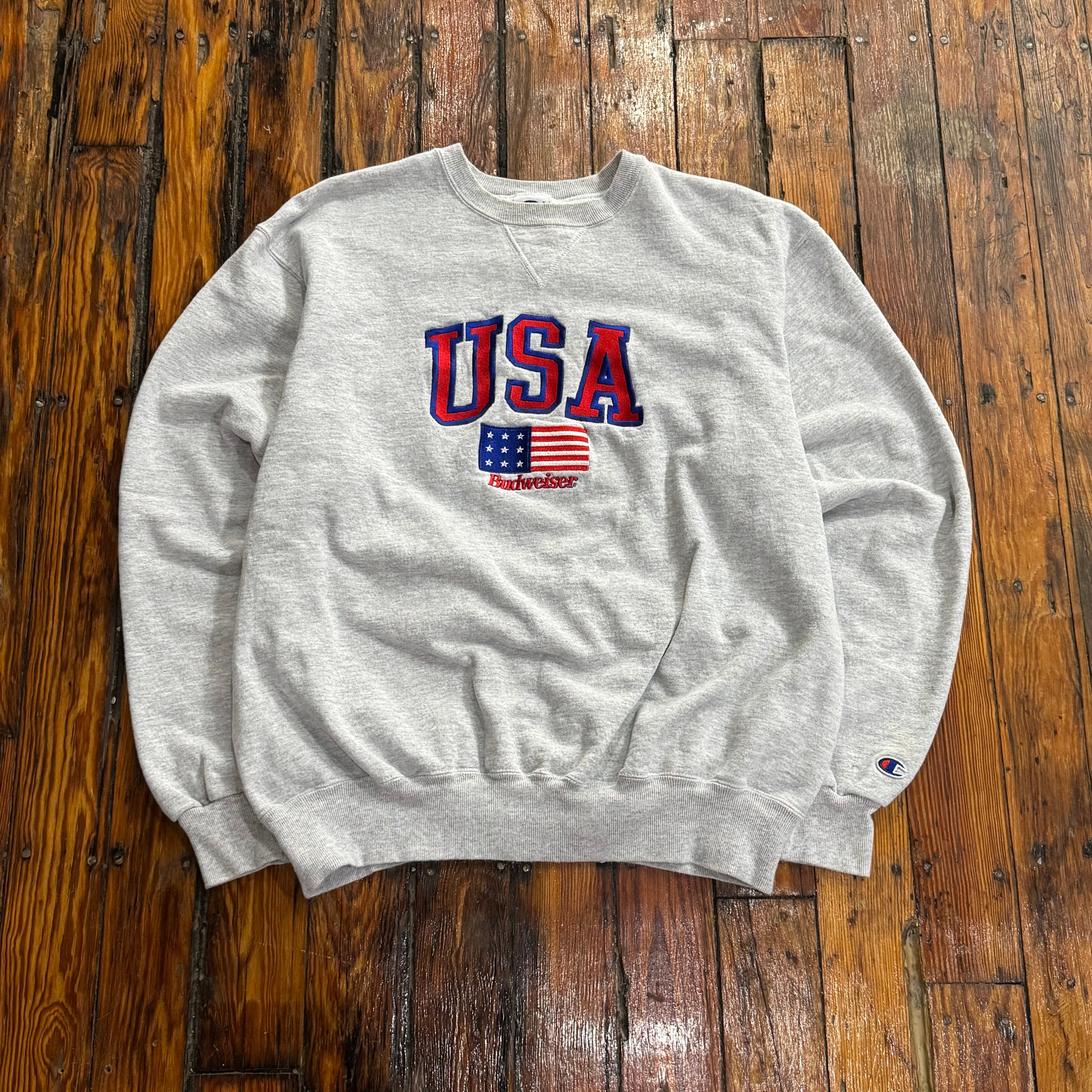 Vintage USA Budweiser Atlanta Olympics CrewNeck Sz XL