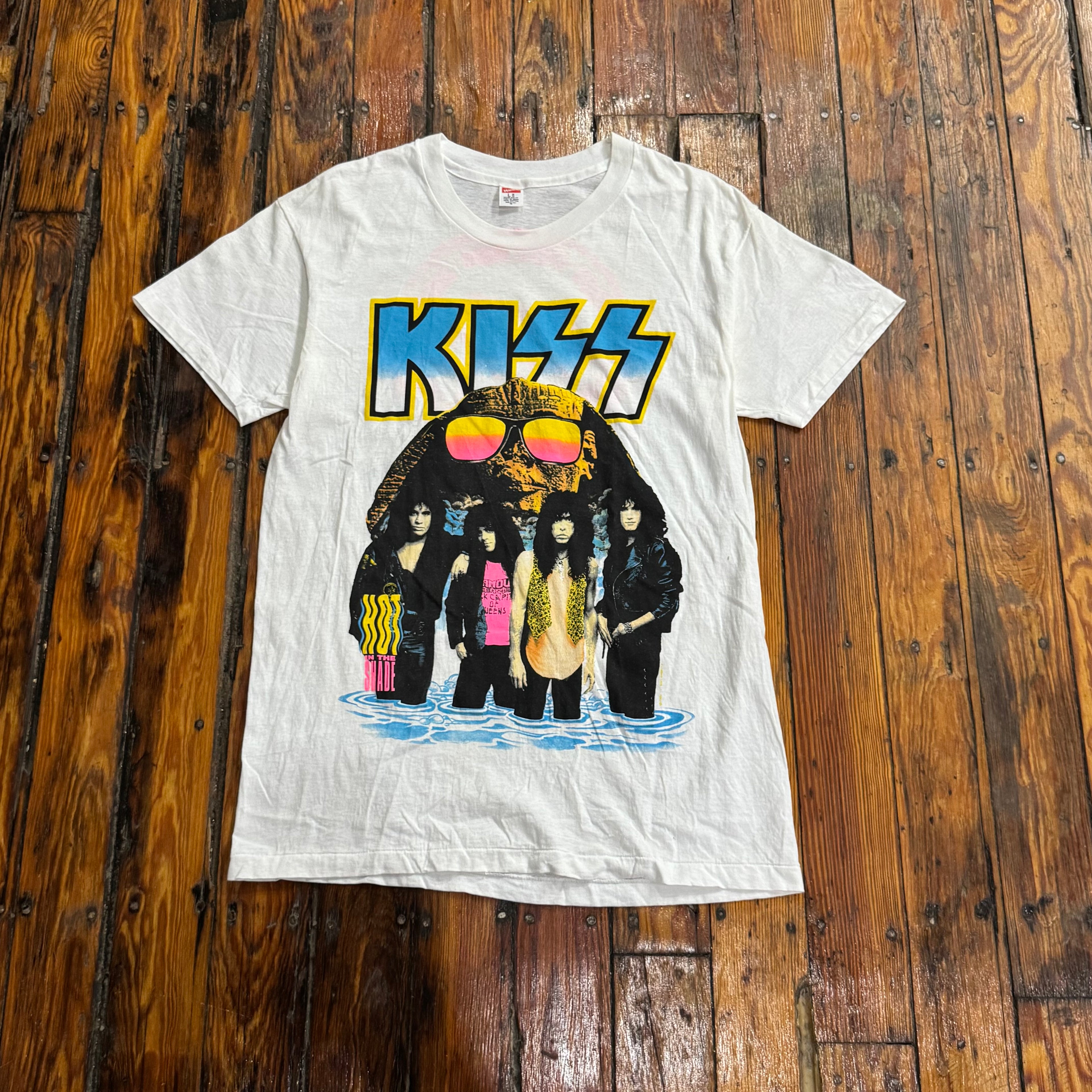 Vintage Kiss Hot in Shade Tour T-shirt Sz L