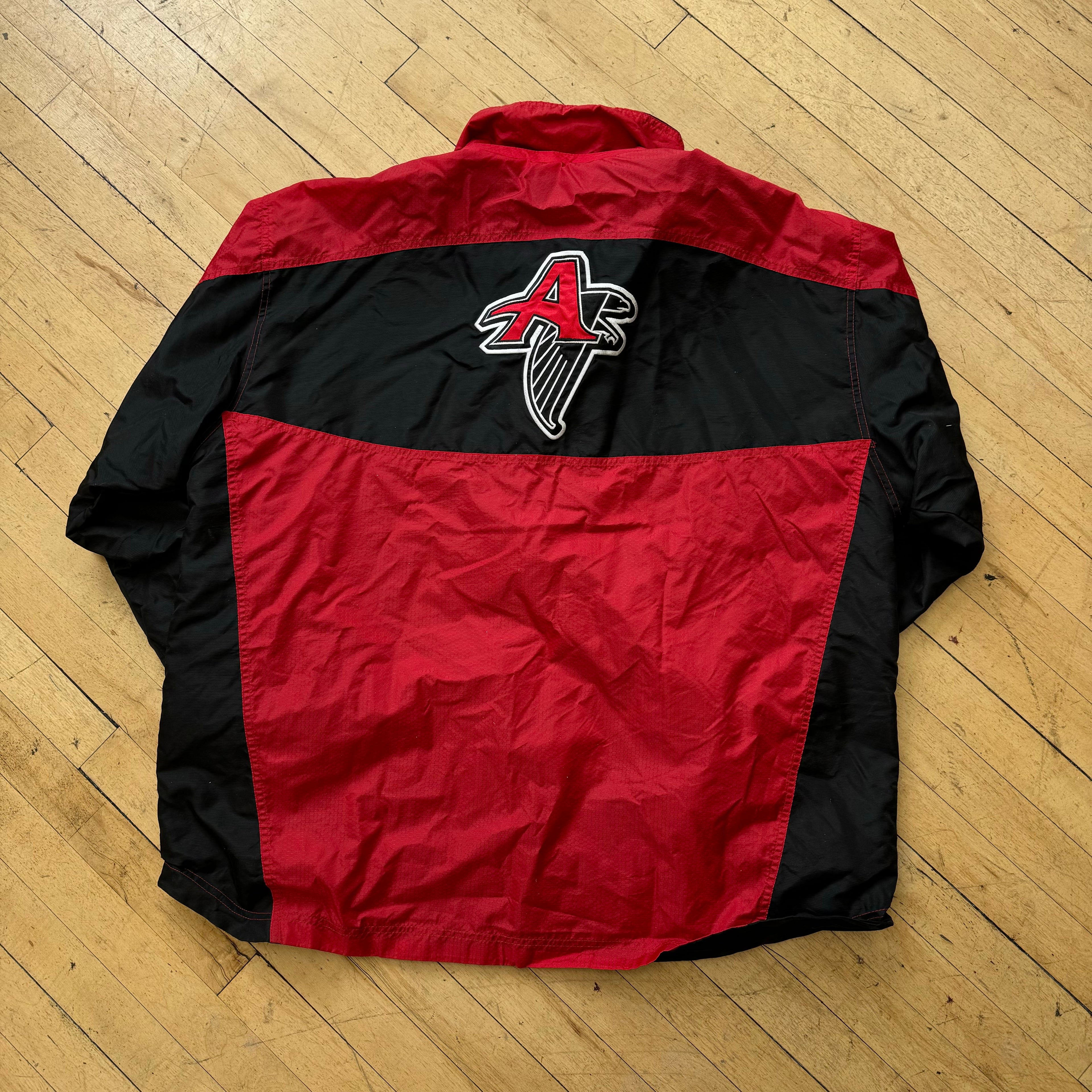 Vintage ProPlayer Atlanta Falcons Windbreaker Jacket Sz XL