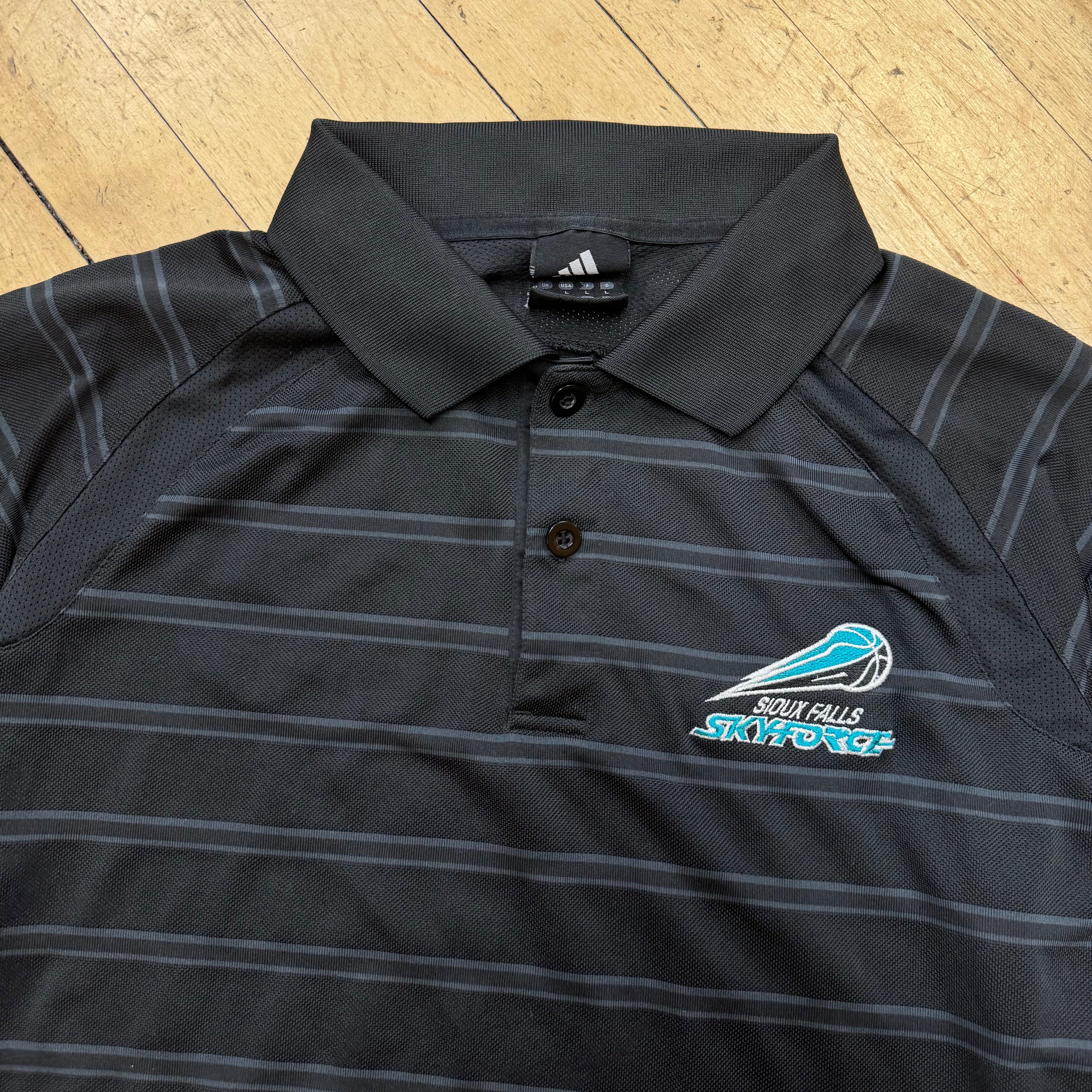 Vintage Adidas SkyForce Polo T-Shirt Sz L