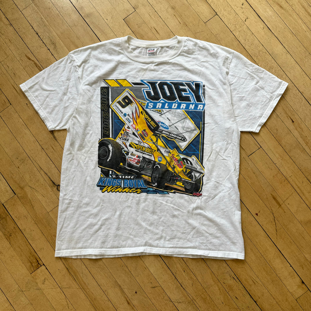 2000s Joey Salorna Sprint Car T-shirt Sz XXL