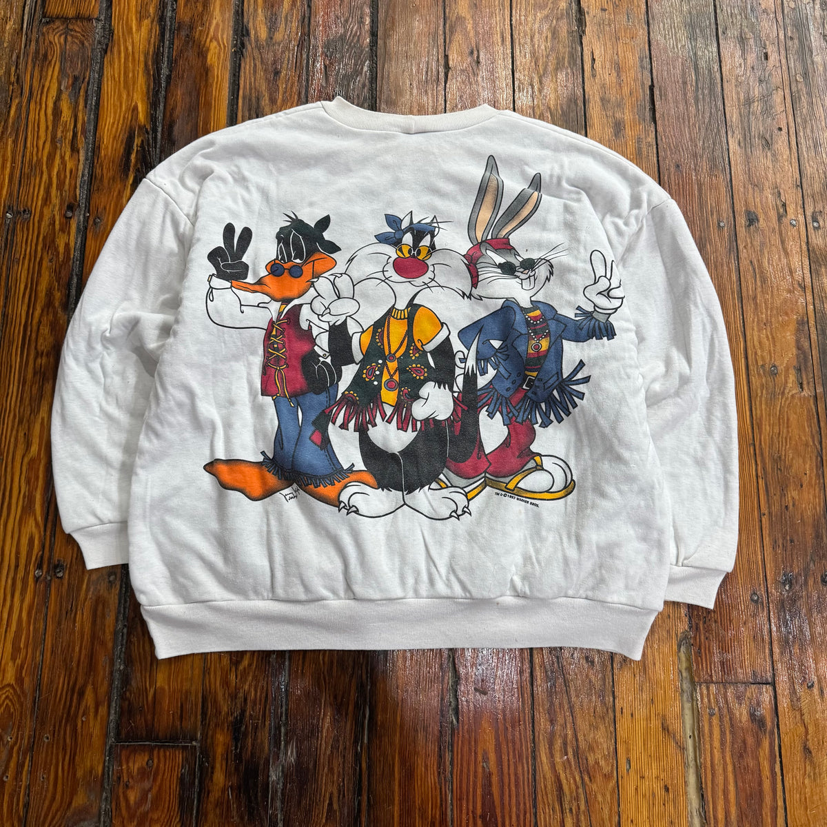 Vintage Looney Tunes Hip-Hop Crewneck Sz L