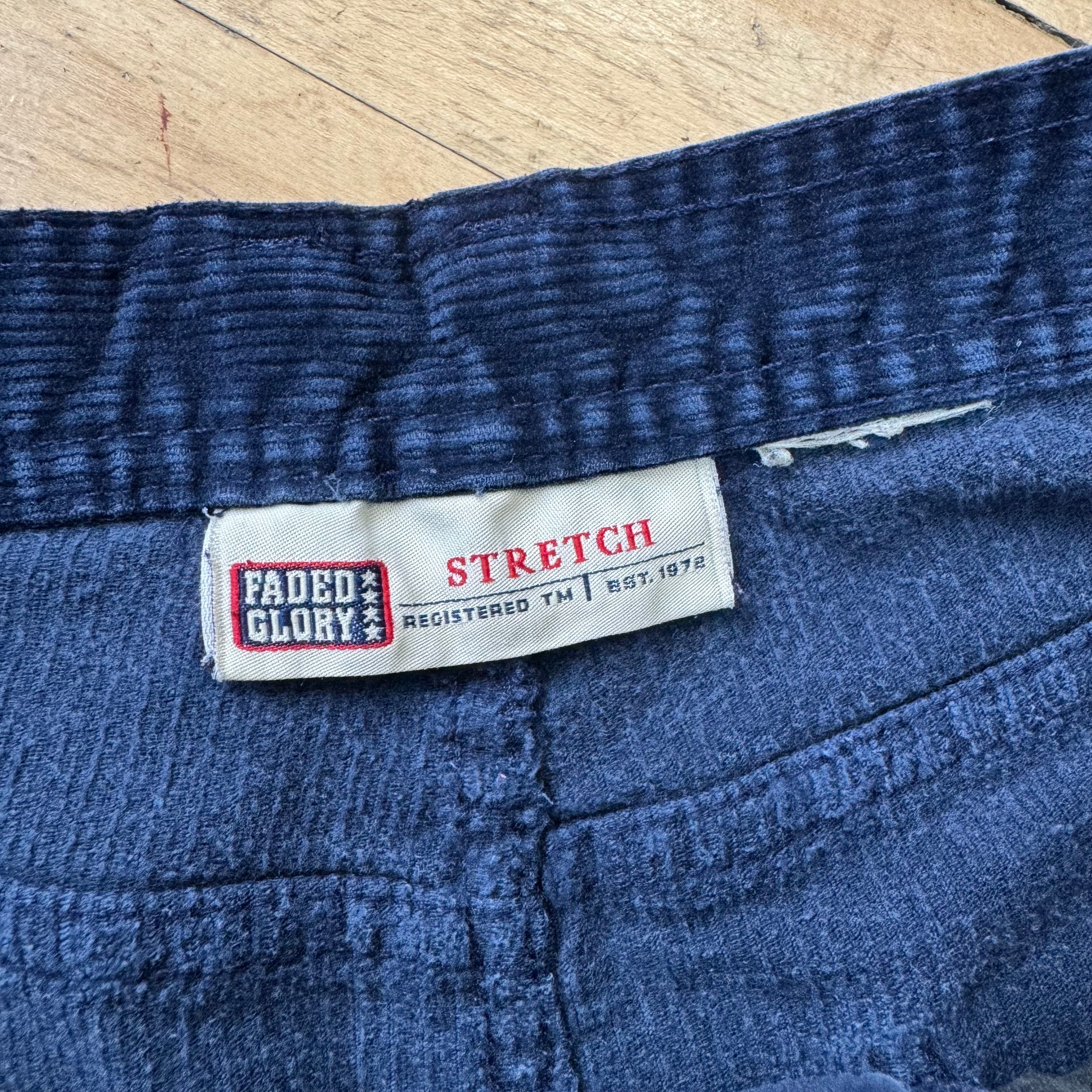Vintage Faded Glory Corduroy Pants Sz 26x30