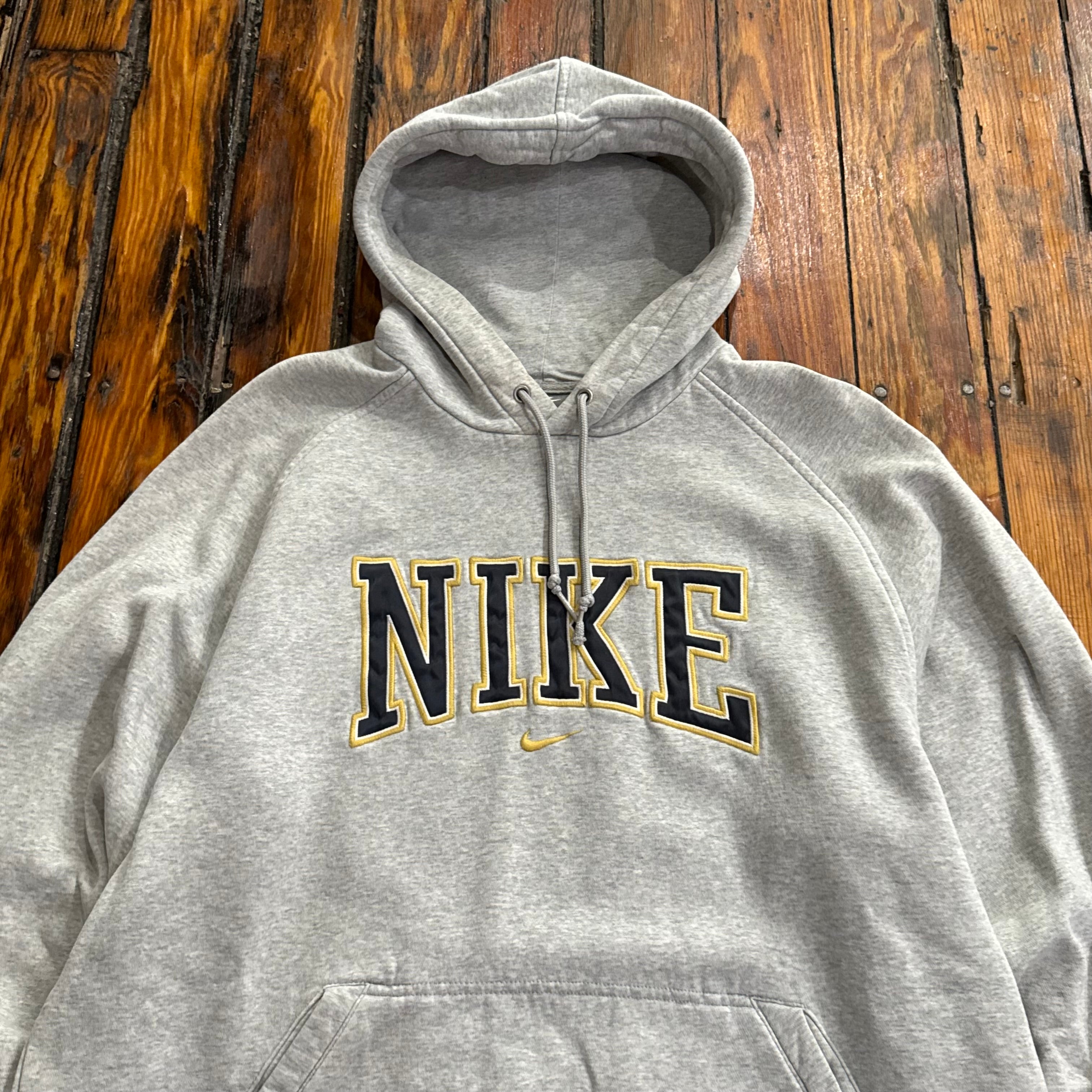 Vintage Nike SpellOut Hoodie Sz L