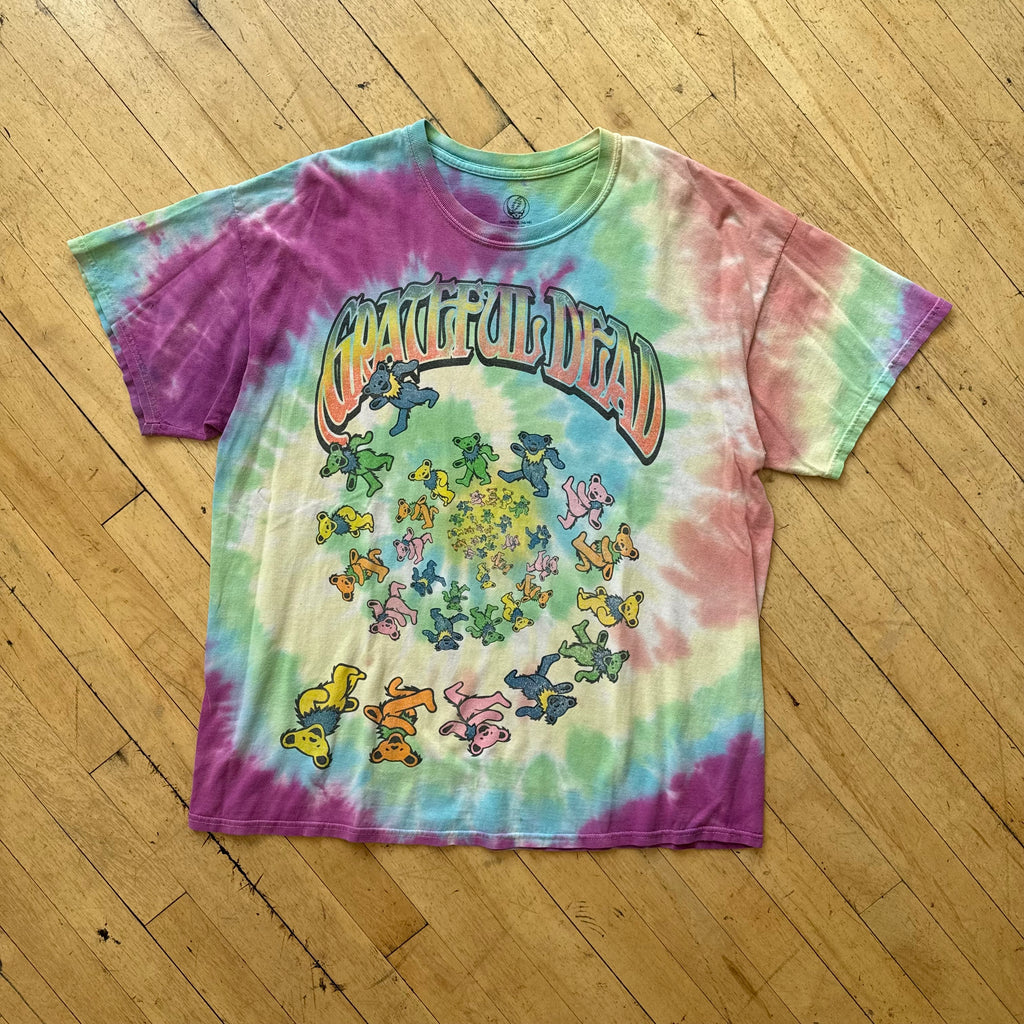 Modern GratefulDead Spiral Bear T-shirt Sz XL