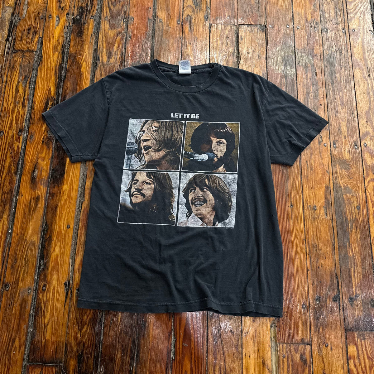 Vintage Let it Be Beatles T-shirt Sz L