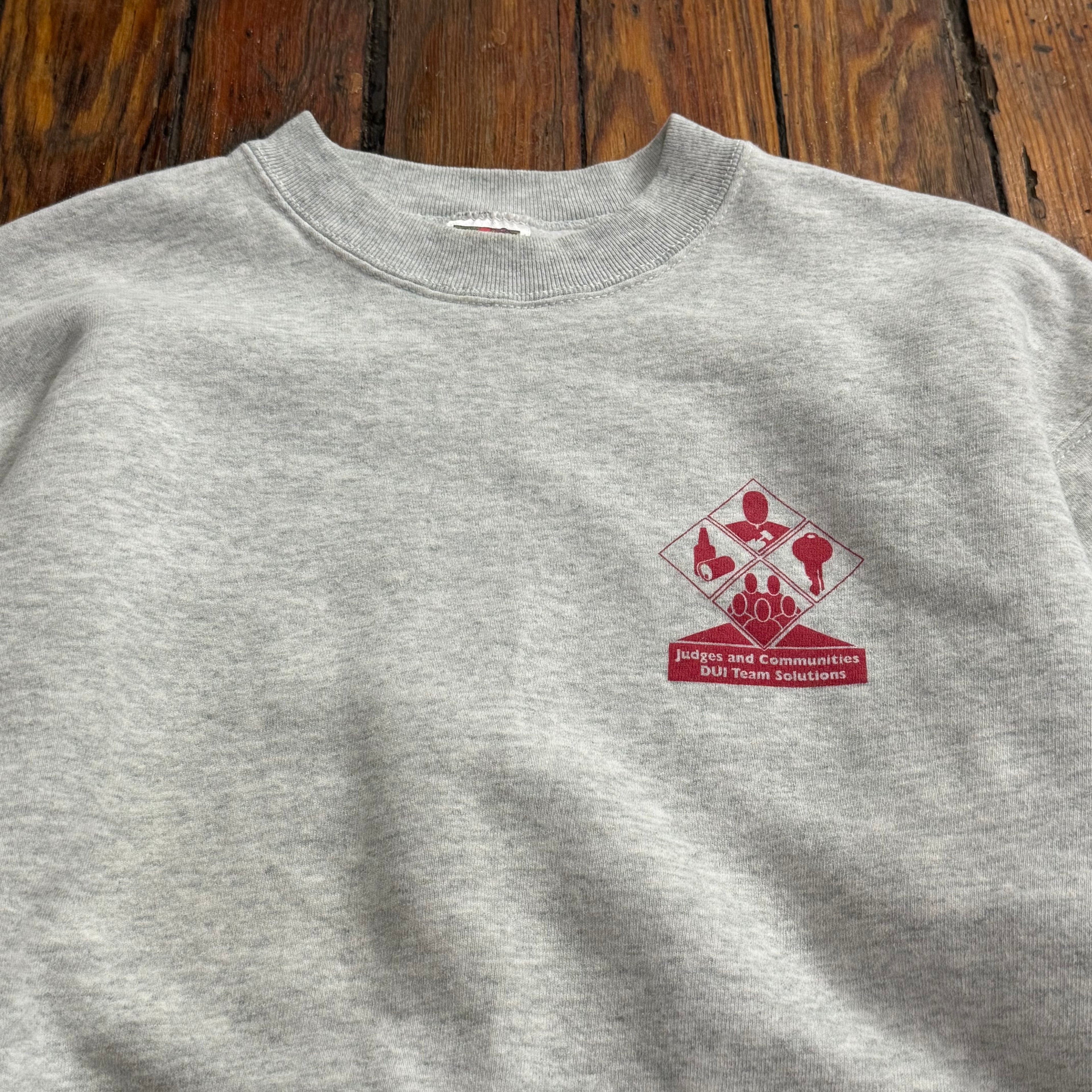 Vintage DUI Team Solutions Crewneck Sz L