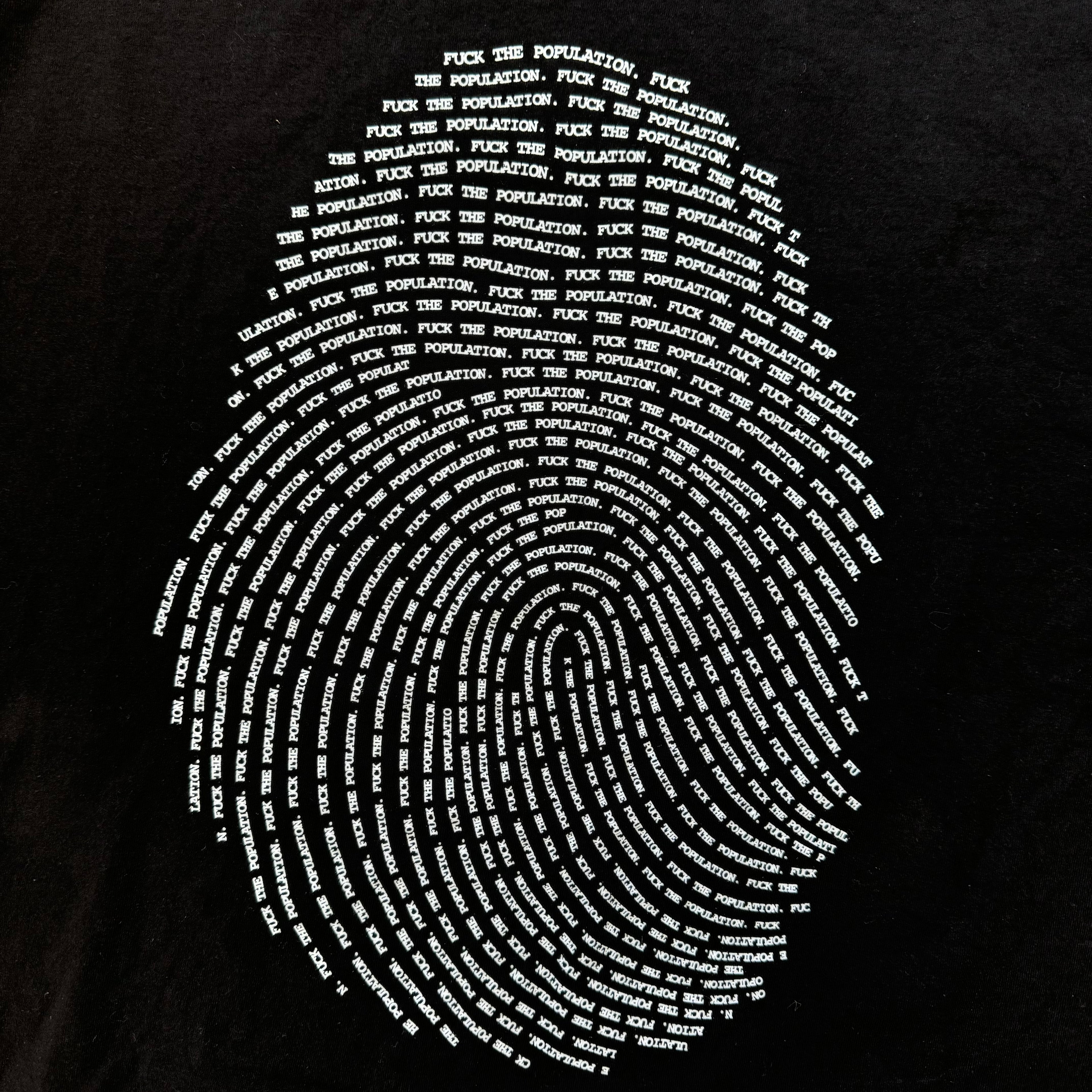 FTP Thumb Print T-shirt Sz XXL