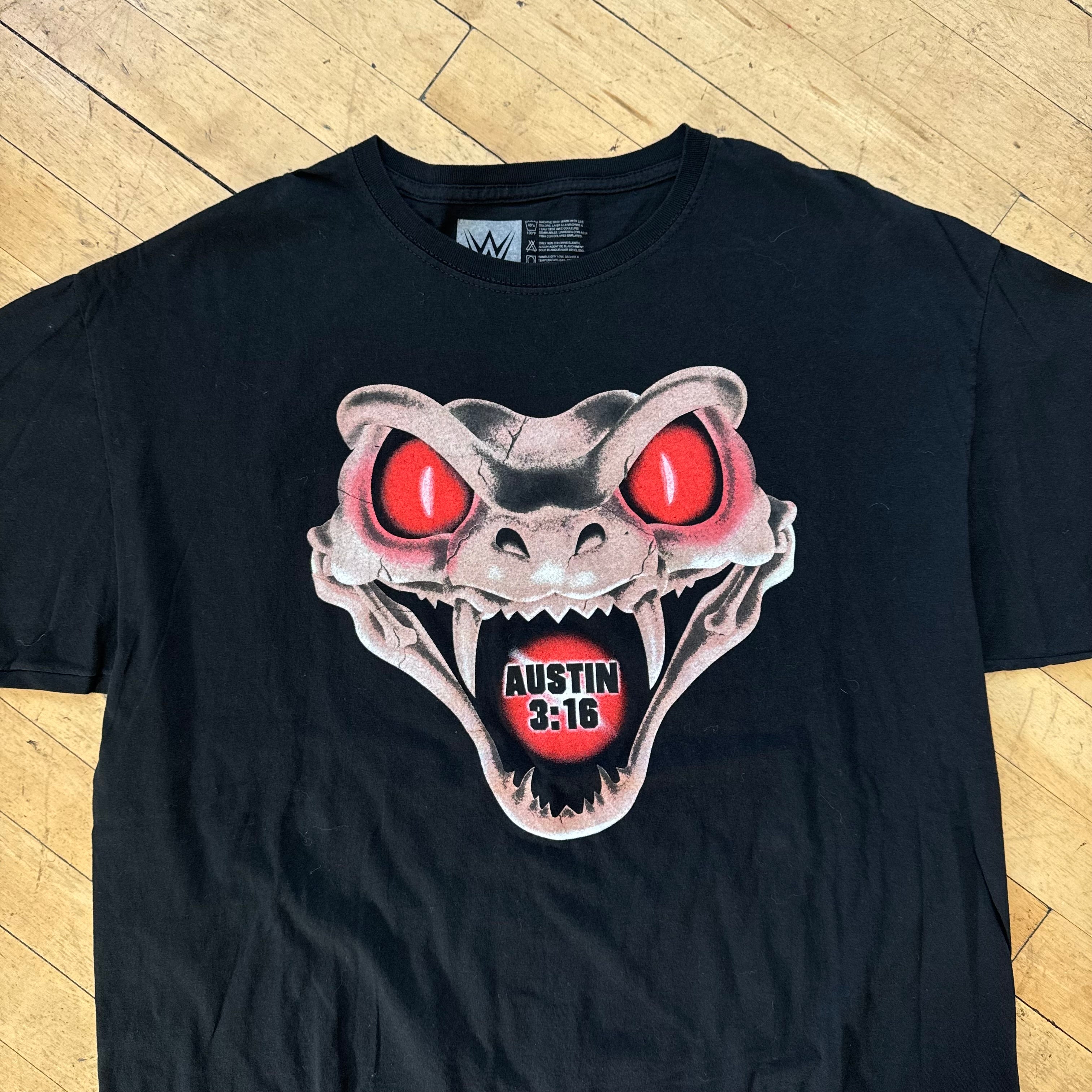 Stone Cold Steve Austin Snake T-Shirt Sz XL