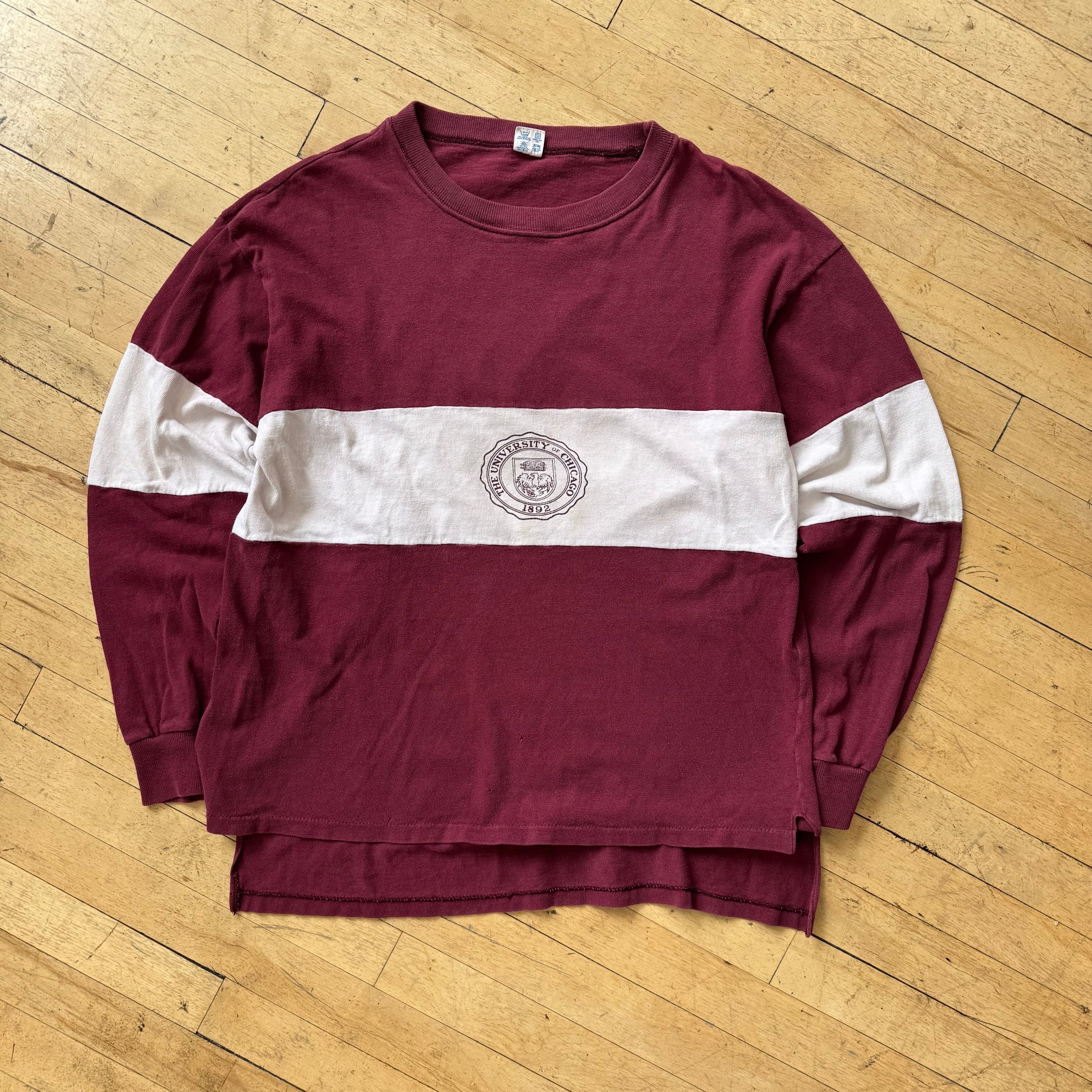 Vintage University of Chicago Champion L/S T-shirt Sz L