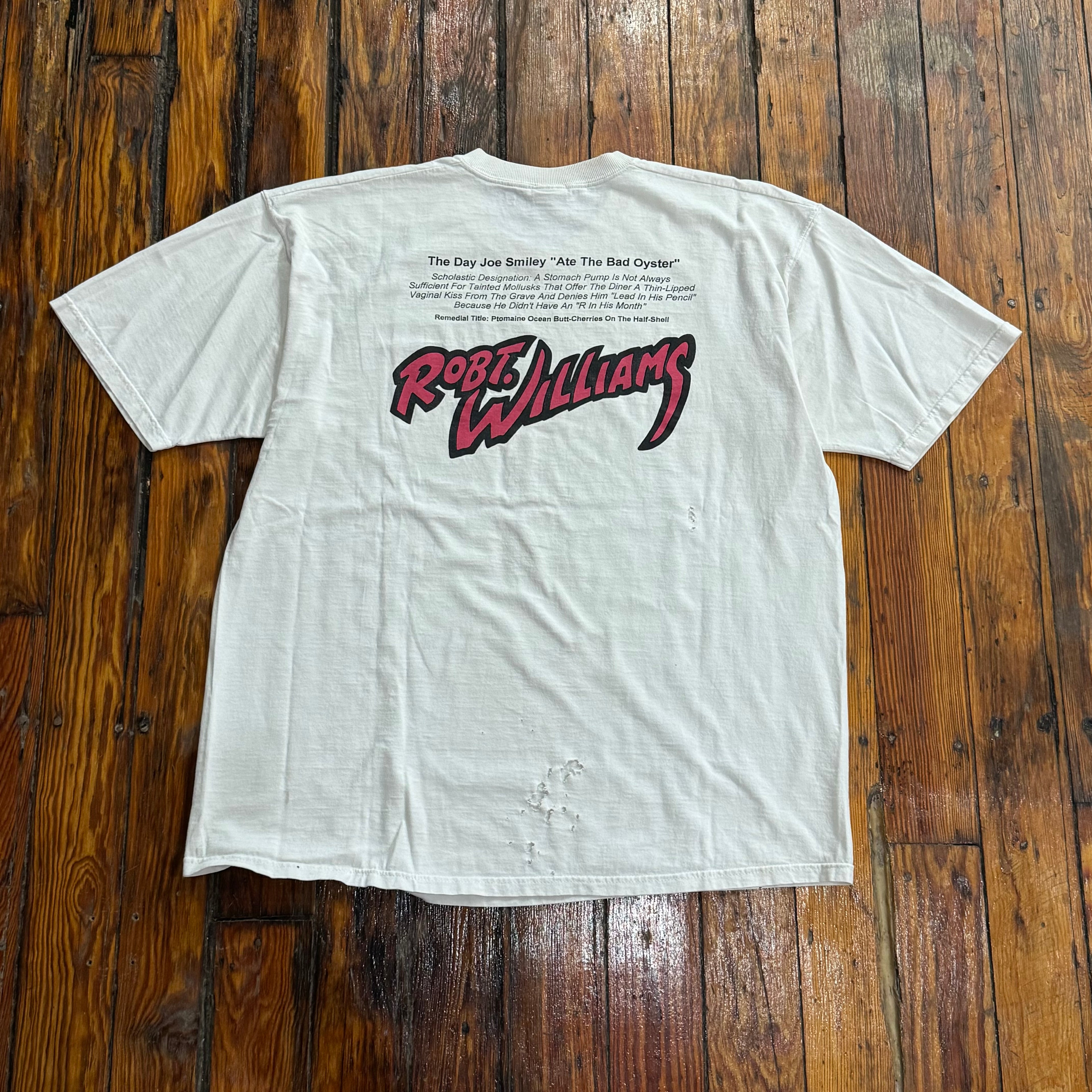 Vintage Robt. Willam’s Oyster Bar T-shirt Sz XL