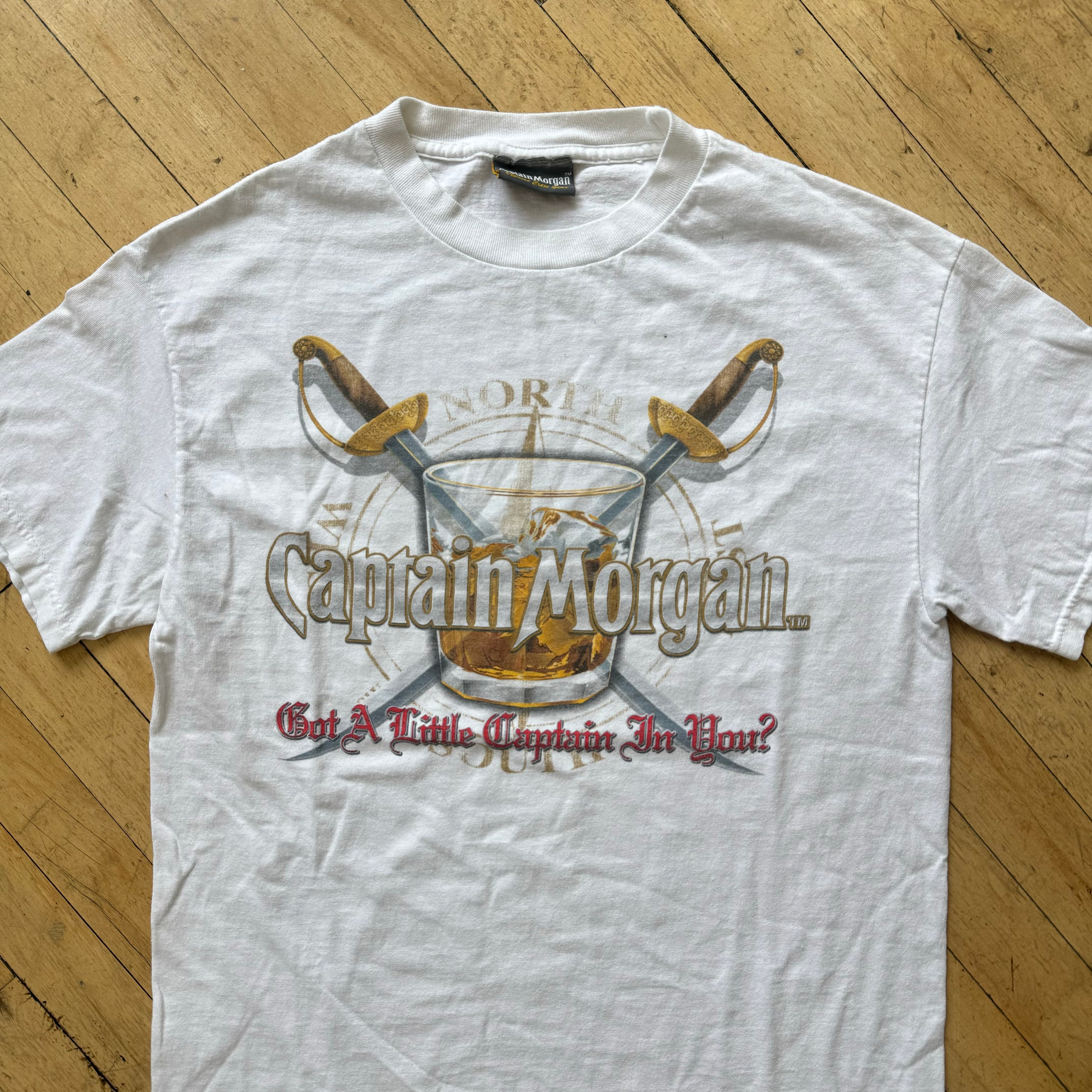 Vintage Captain Morgan T-shirt Sz M